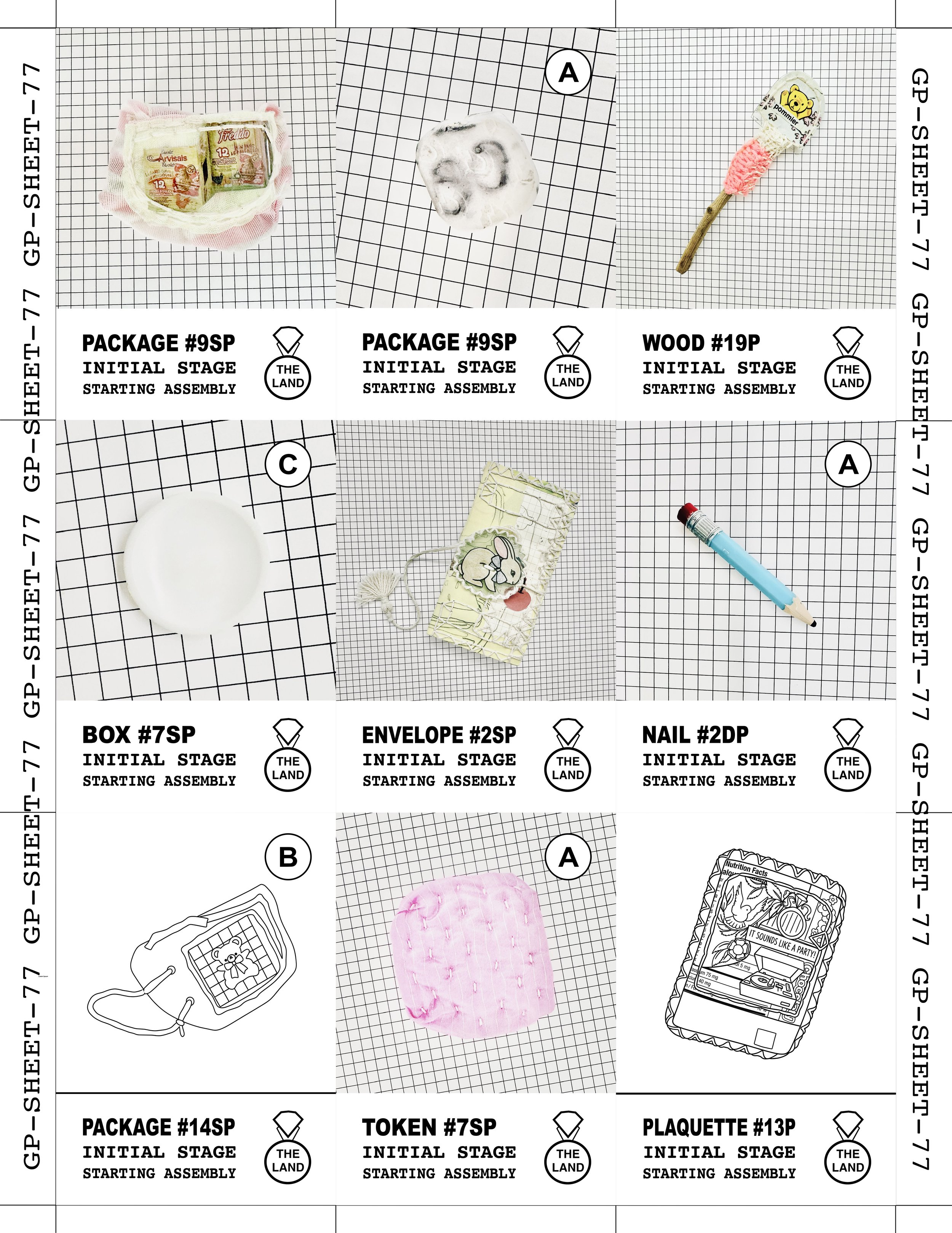 GAME PIECE SHEET 77
