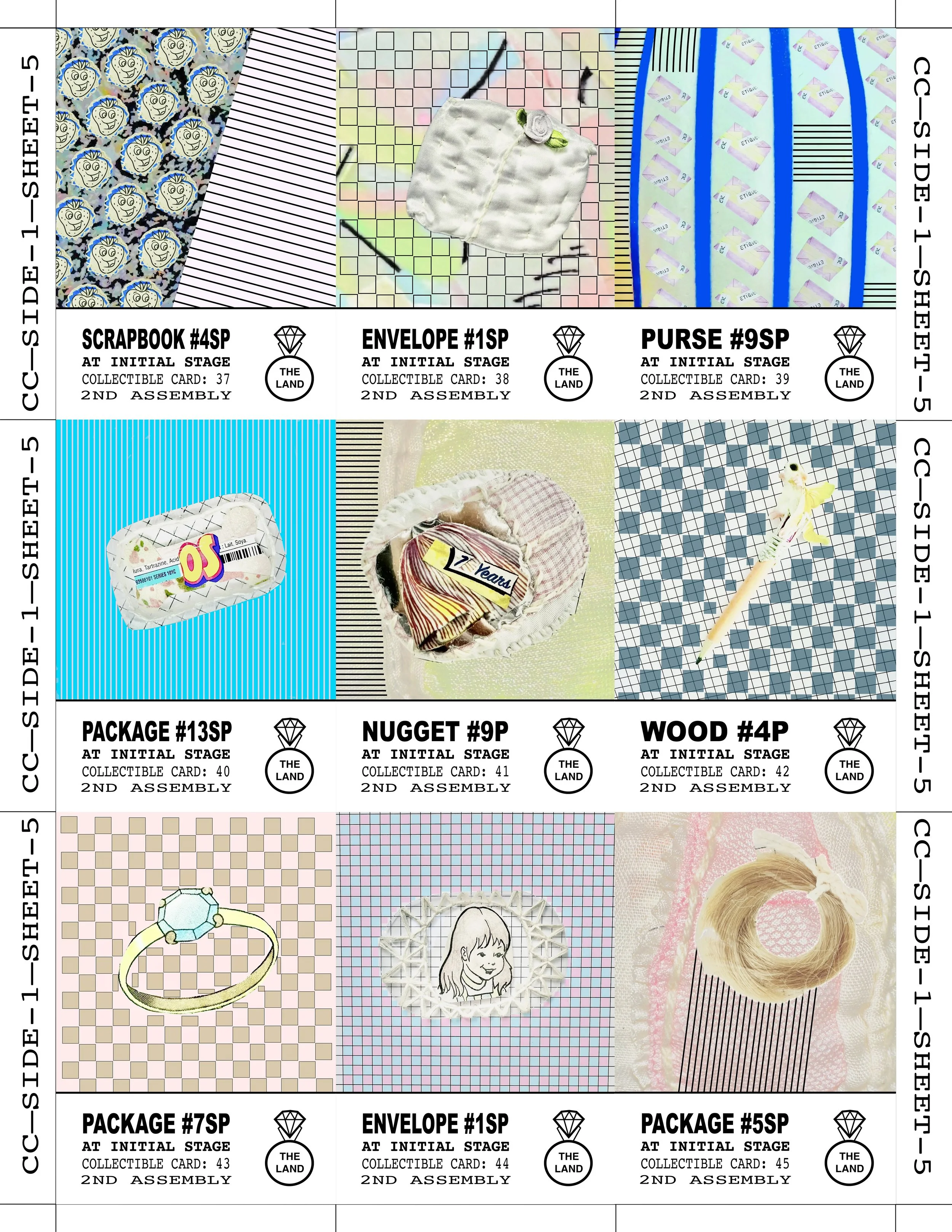 COLLECTIBLE GAME PIECE CARD — SIDE 1 / SHEET 5