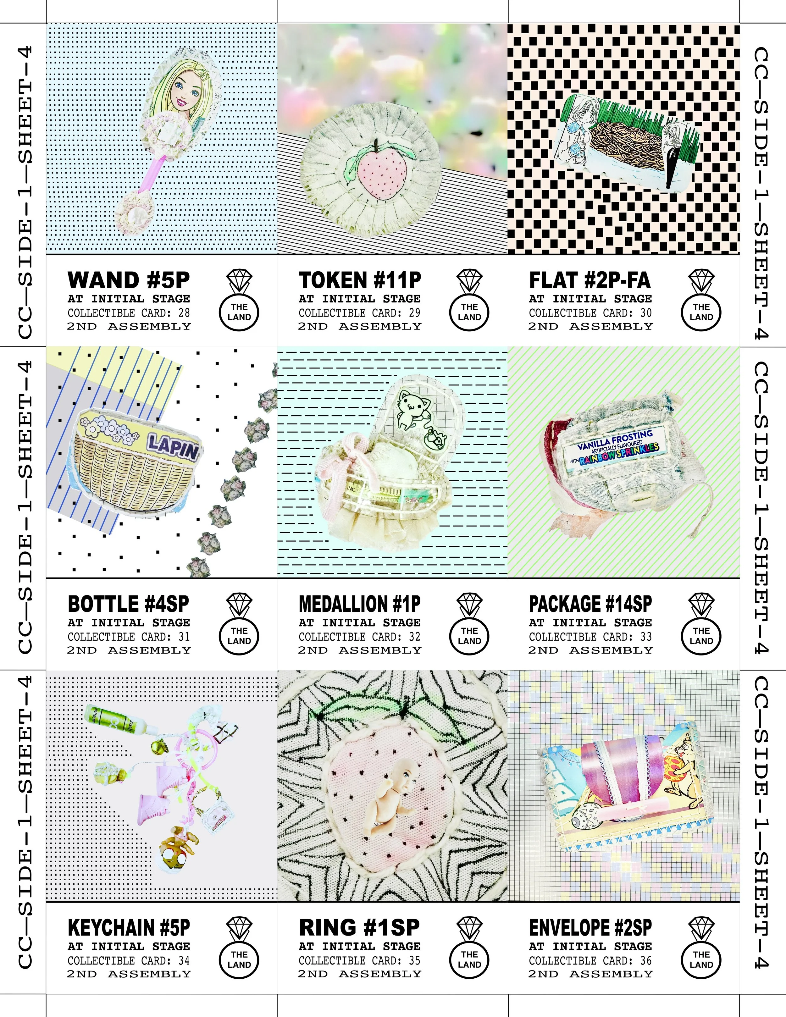 COLLECTIBLE GAME PIECE CARD — SIDE 1 / SHEET 4