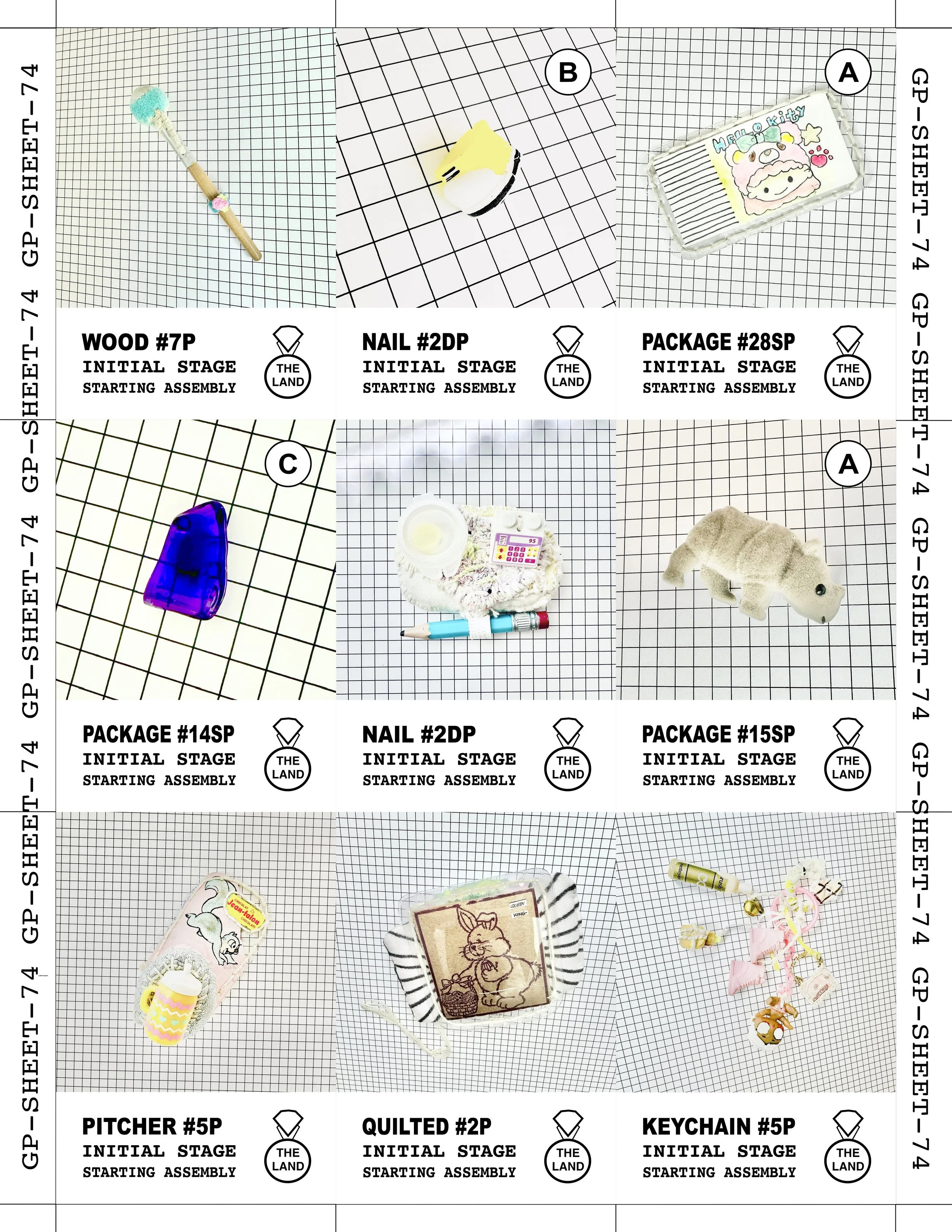 GAME PIECE SHEET 74