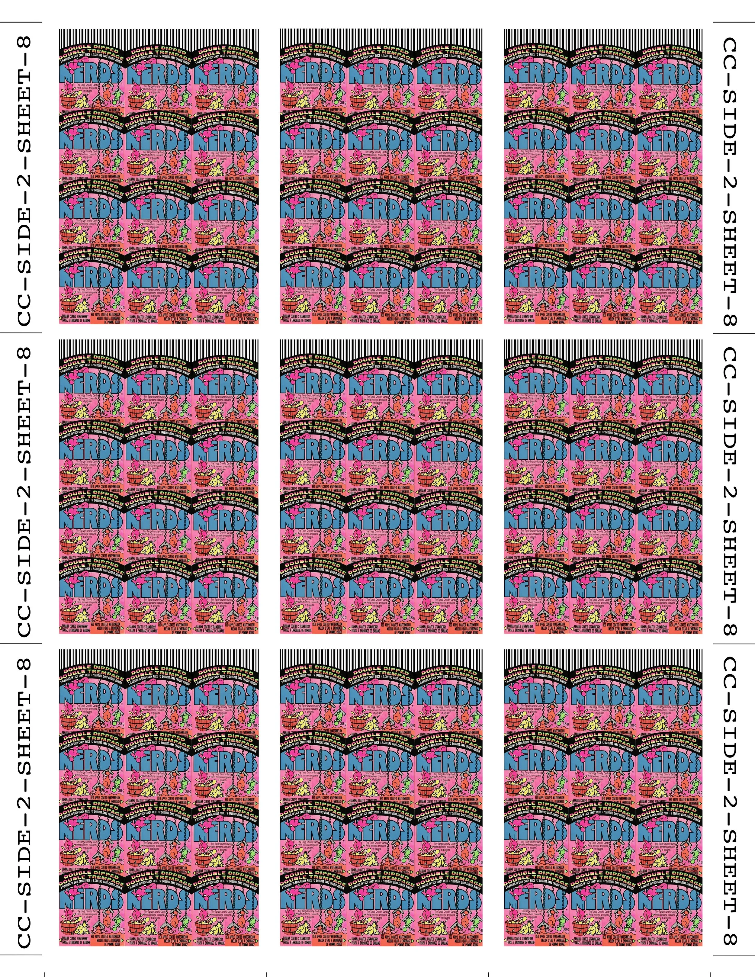 COLLECTIBLE CARD — SIDE 2 / SHEET 8