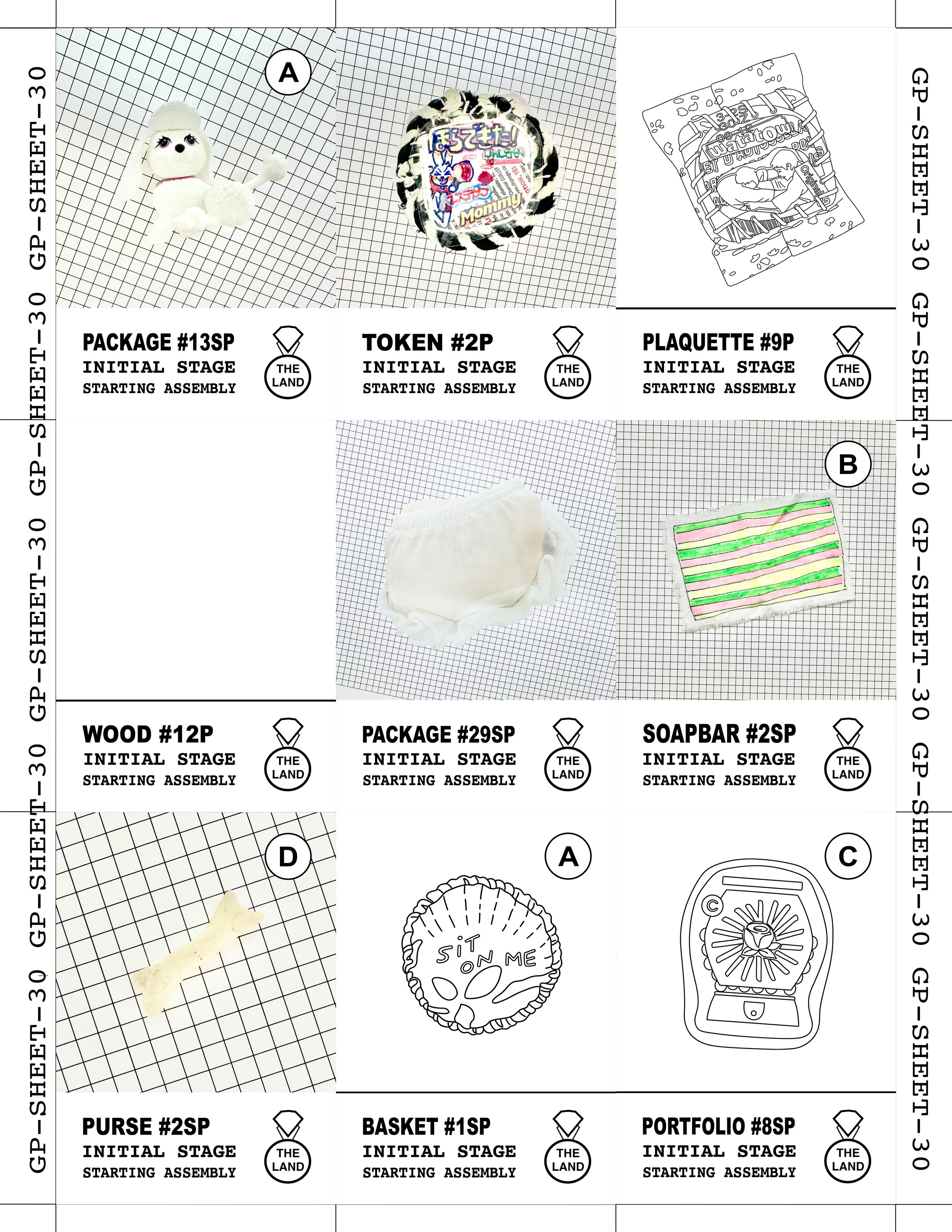 GAME PIECE SHEET 30