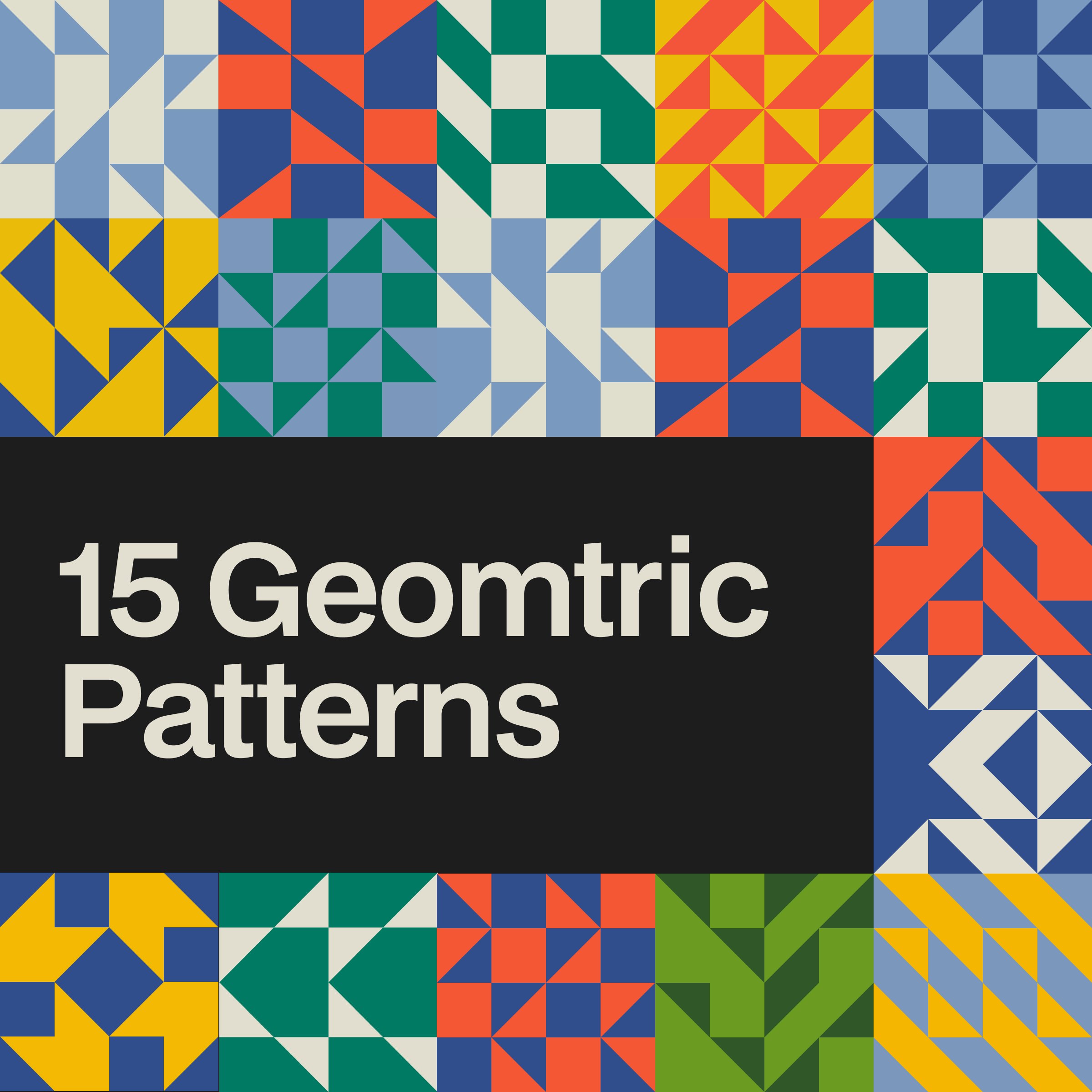 15 Geometric Brand Patterns