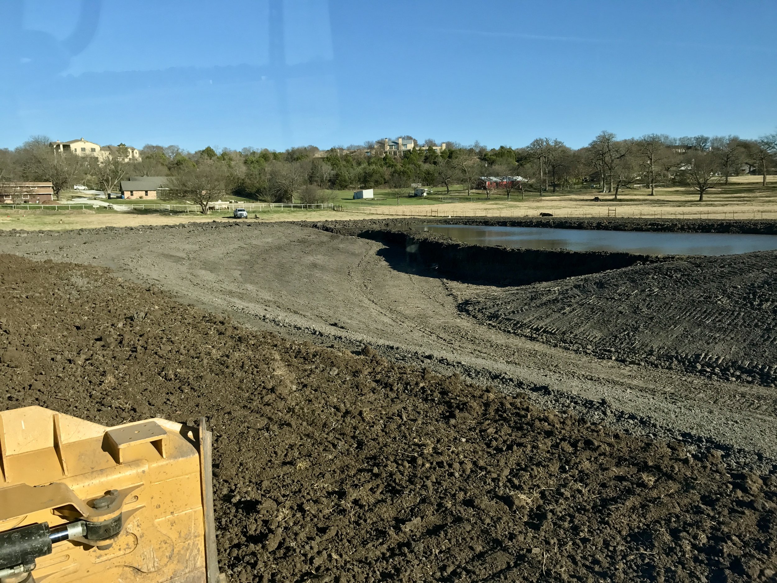 Expanding an existing pond