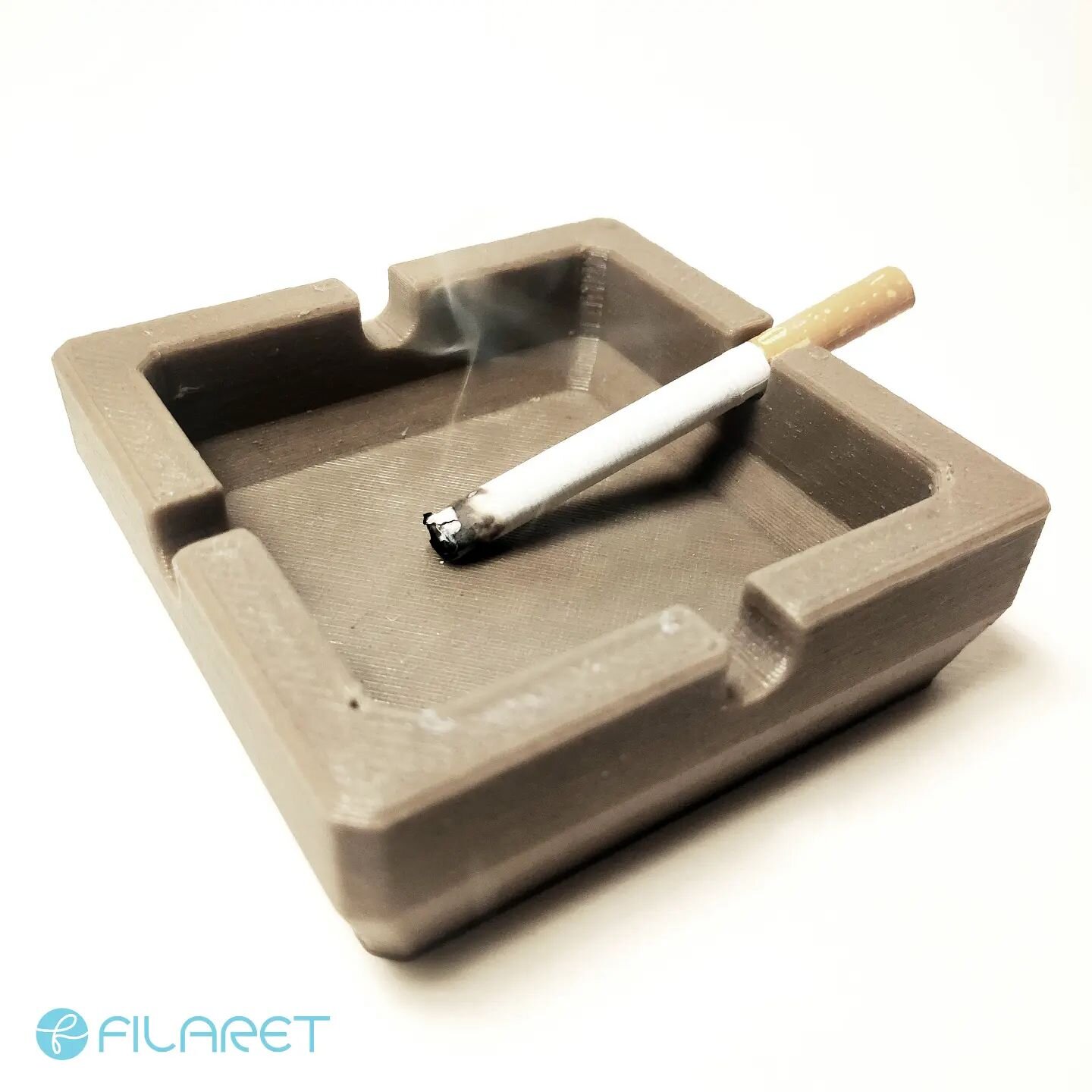 Printing with butts!

 ♻️ 🤯 Talk about circularity! 

This ashtray was 3D printed with Filaret's first prototype filament, which is made from upcycled cigarette butts. 

Thank you @lecktor3d for your quality printing service. 😍

#upcycling #cigaret