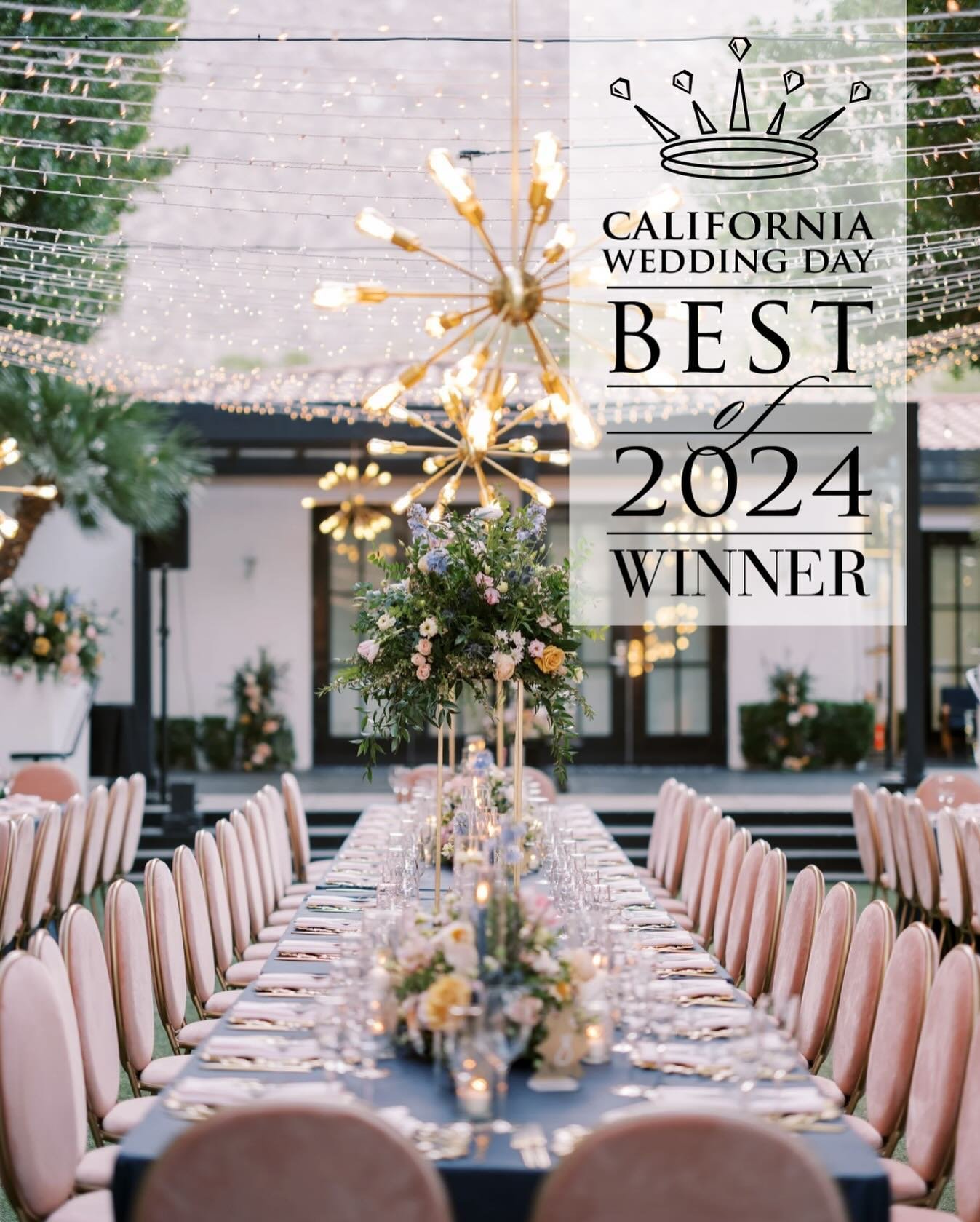 What a night! The California Wedding Day Best of Awards is the wedding industry &ldquo;Oscar&rsquo;s&rdquo; - and THE event of the year for California wedding pros! I was honored (again) to be asked by @californiaweddingday to lead the design team on