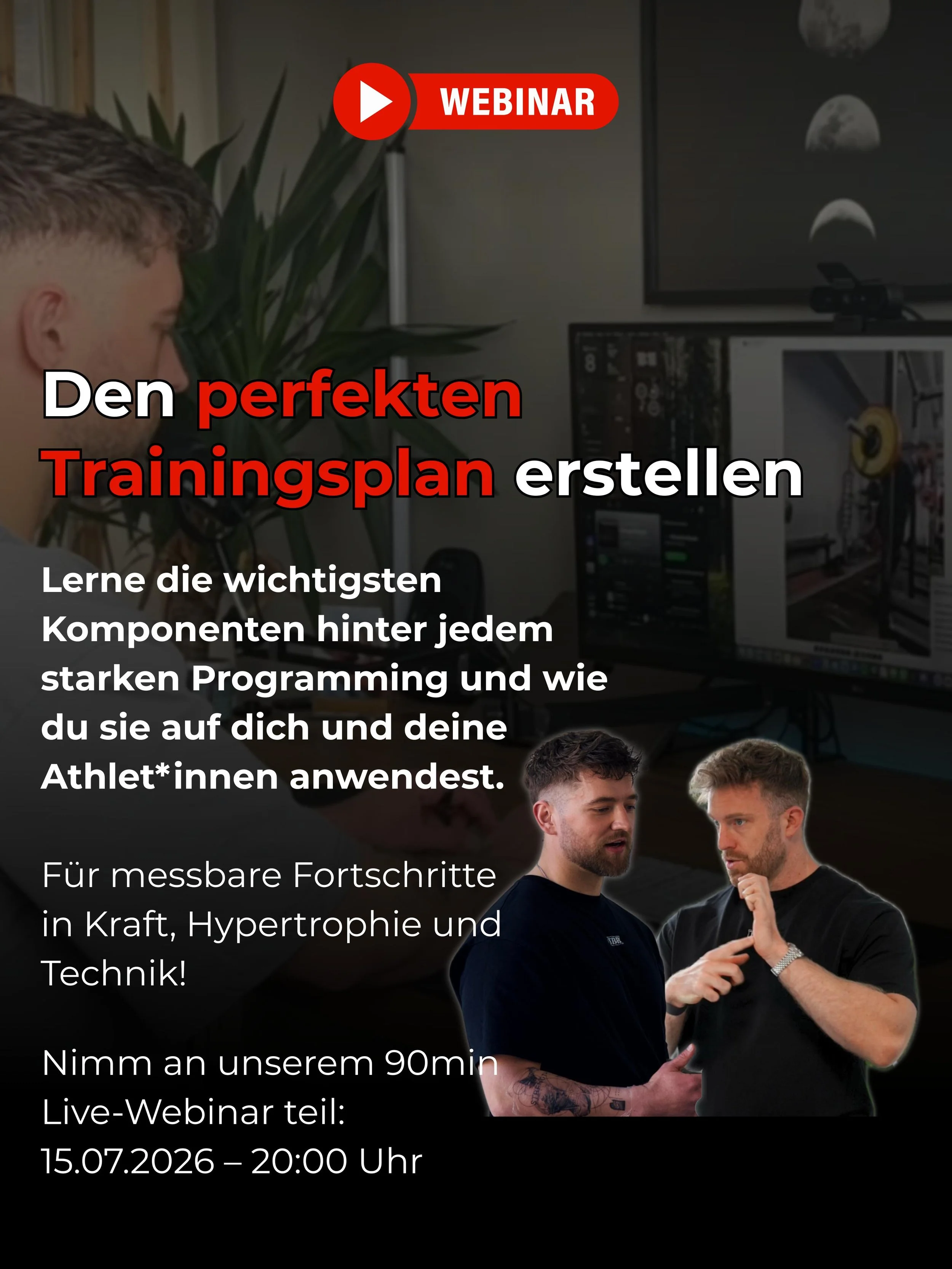 Der perfekte Trainingsplan Webinar - 15.07.2026