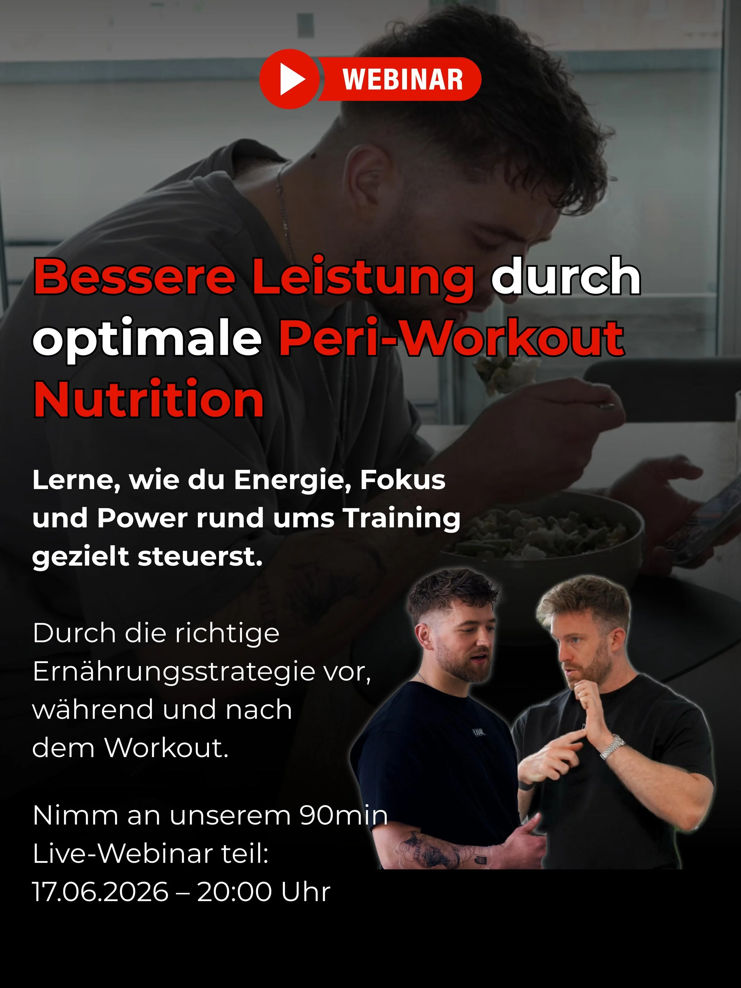Peri Workout Nutrition Webinar - 17.06.2026