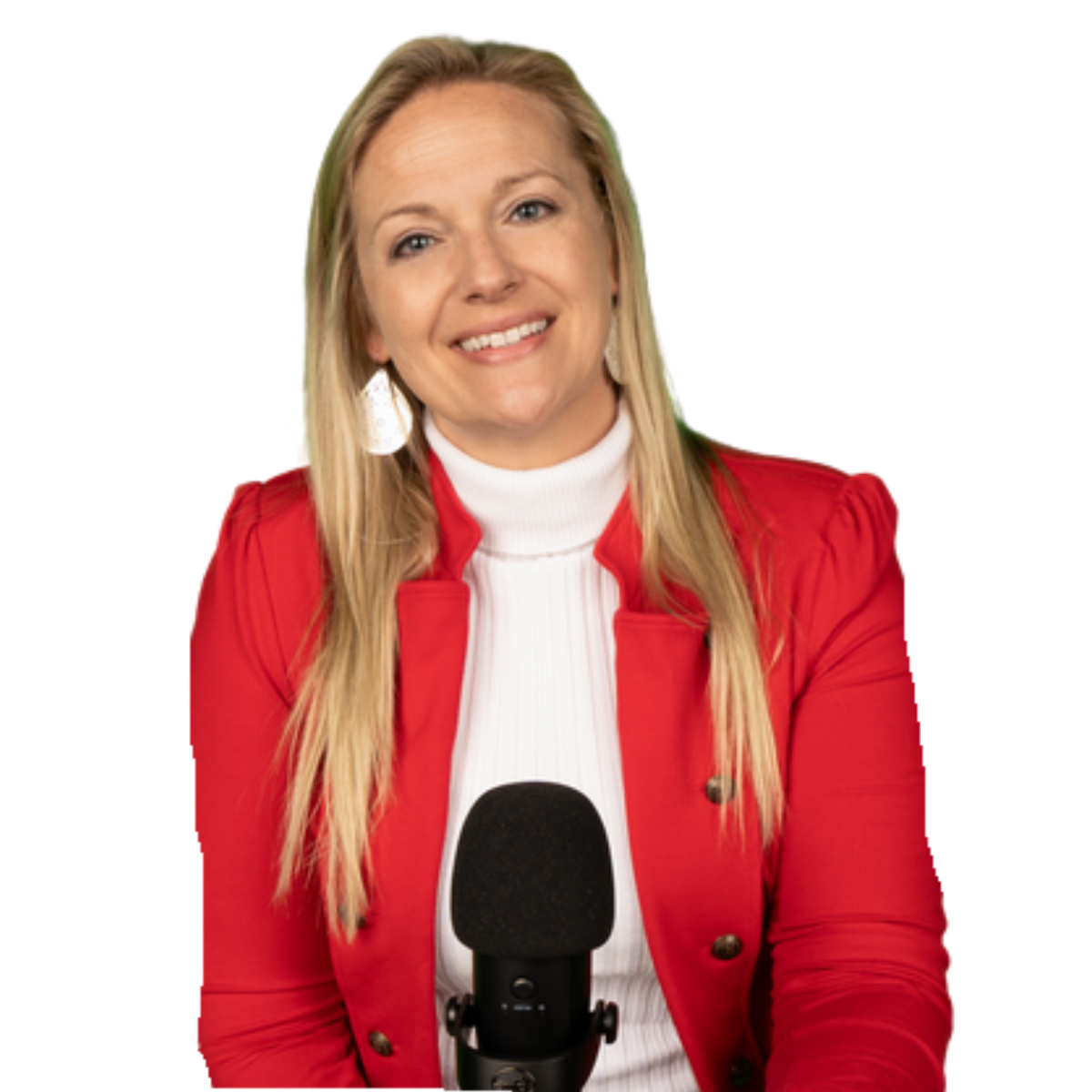 Jen Caceres speaks to audience Stop. Drop. & ROLE Construction and Trades Professional Coach & Consultant