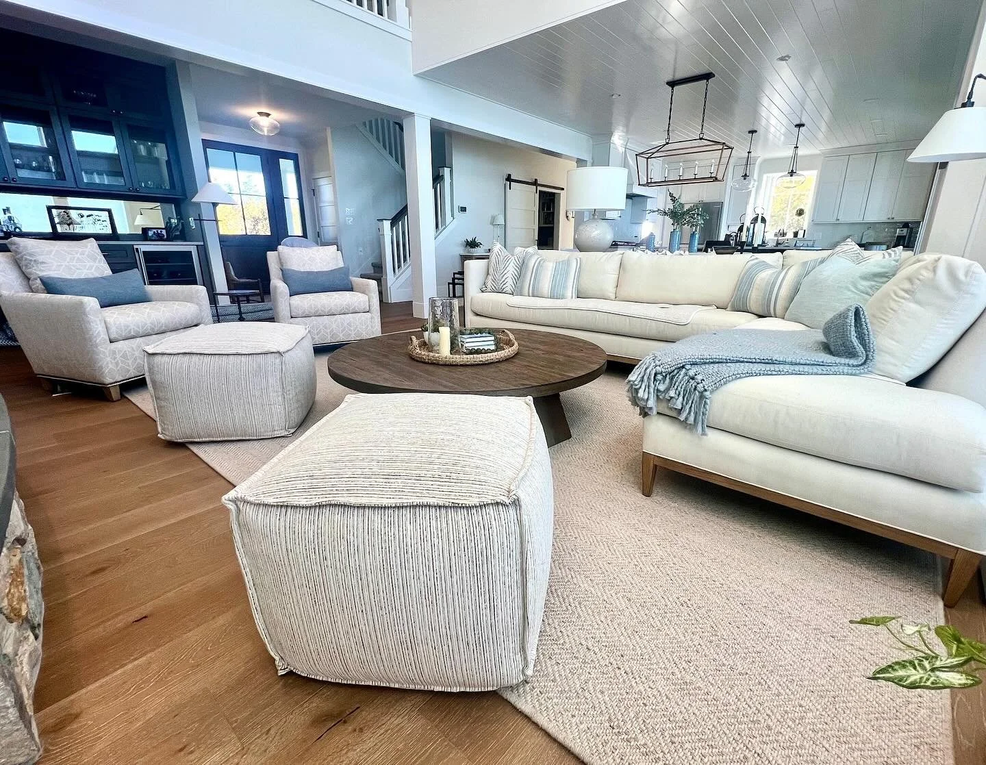 Inspired by the coast, designed for everyday comfort. 

Soft neutral tones, natural wood textures, and airy light blue accents complement and quietly reflect the landscape of our client&rsquo;s South Lake Leelanau home. 

Whether you&rsquo;re reimagi