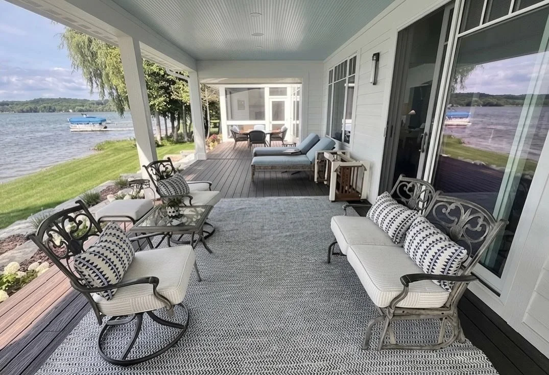 The &ldquo;ber&rdquo; months have arrived, but the best of summer is the end of summer. 
Especially if it means more time in front yards like this. 

#nestindesign #localssummer #northernmichiganinteriordesigner