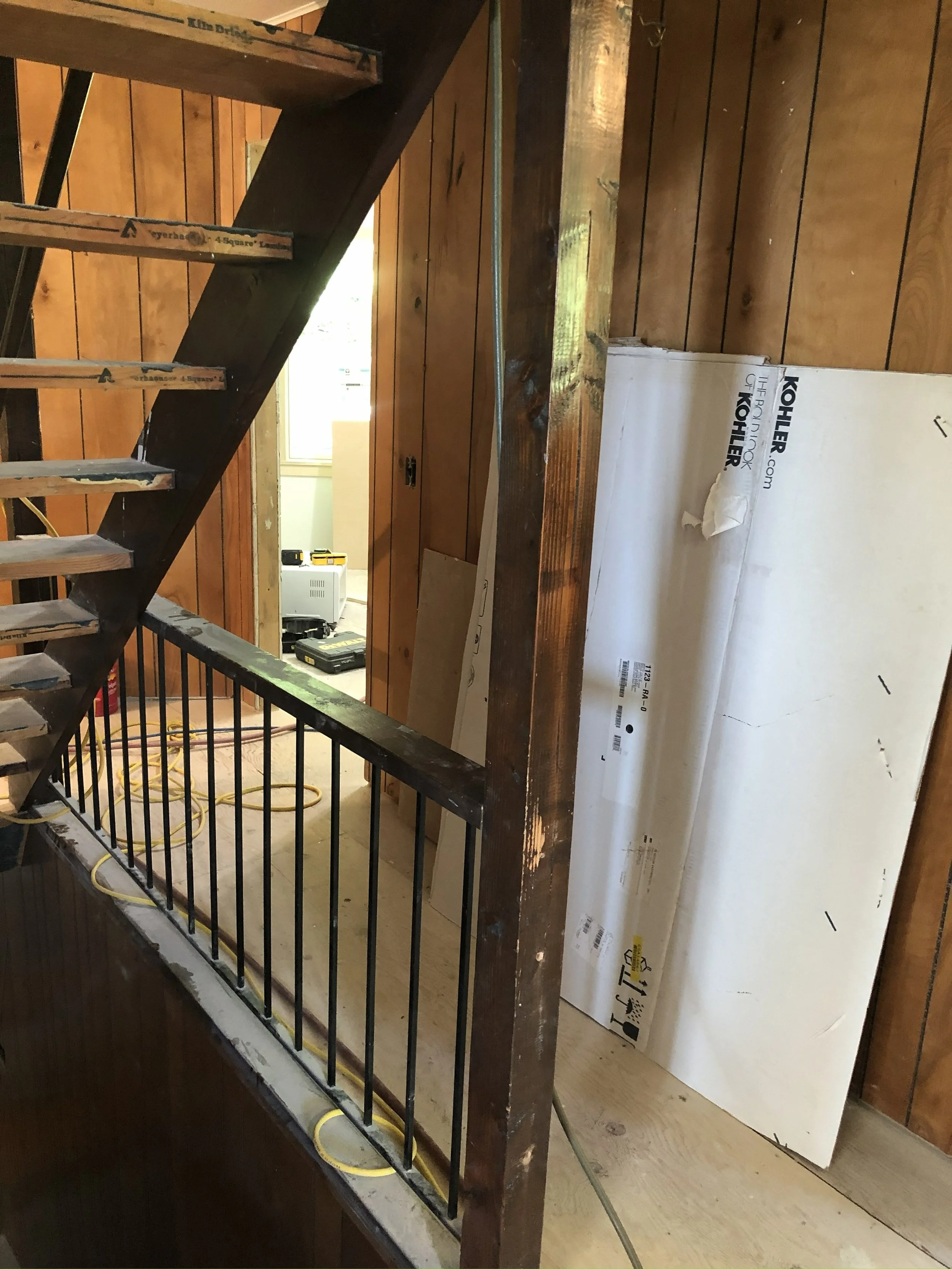 Before - Staircase & Hallway