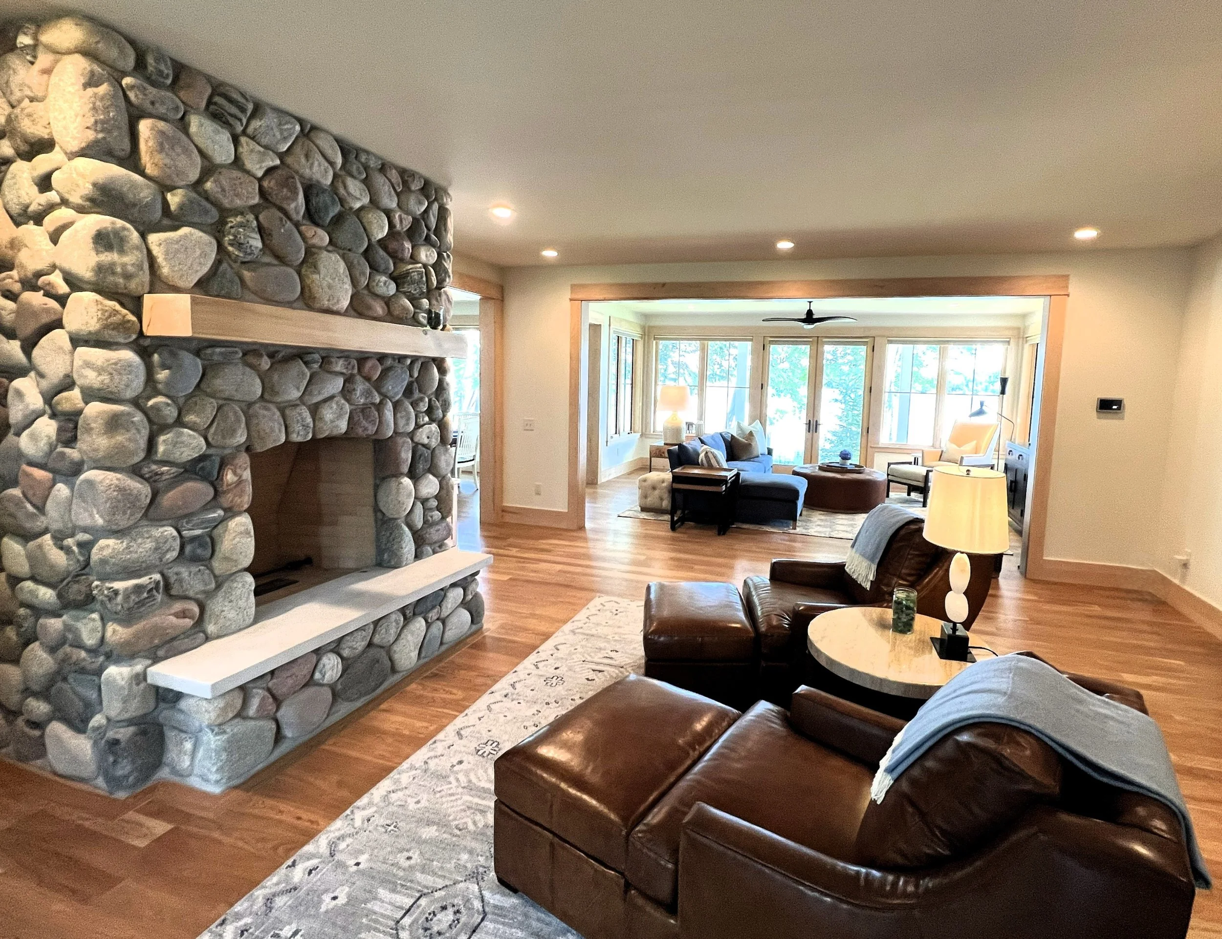 Fireplace Sitting Area