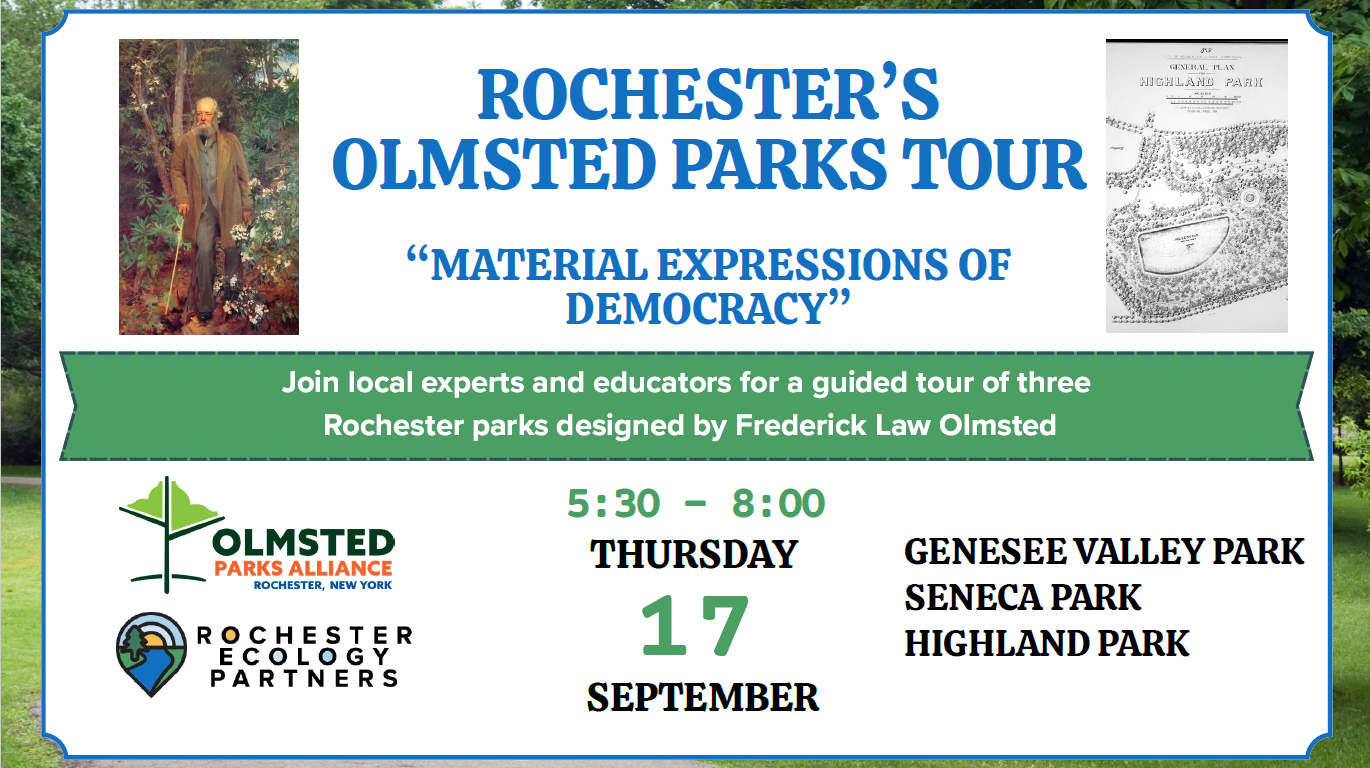 Rochester's Olmsted Parks Tour