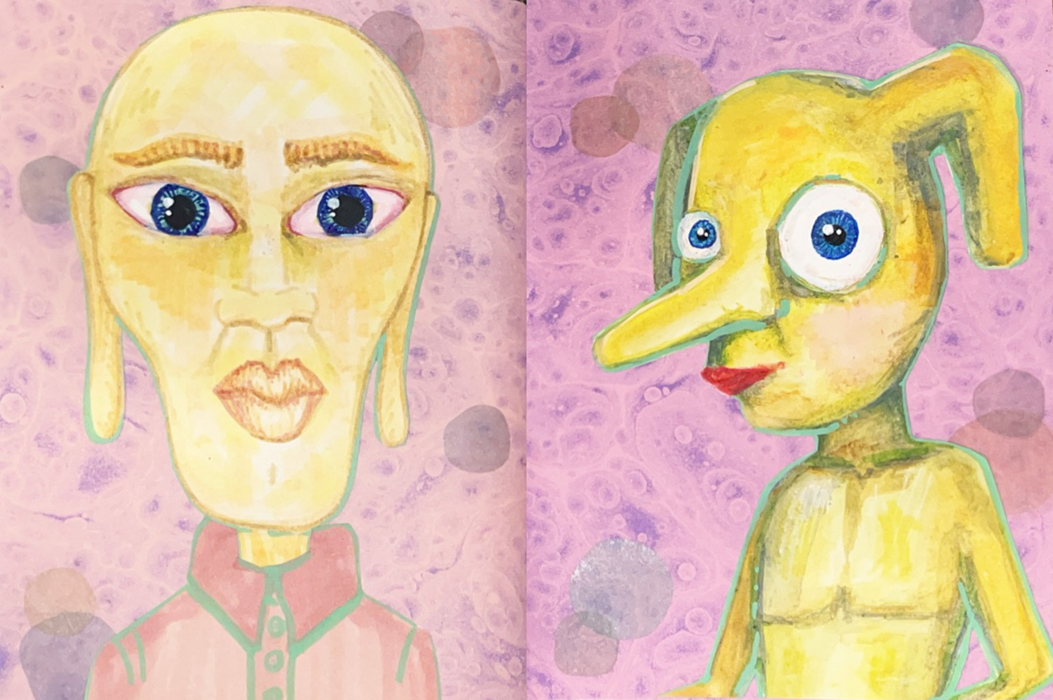 Imaginary Friends Zine - 2023 
8.5”x11” - Mixed Media Collage

We all had imaginary friends as children. But have we ever stopped to ask what happens to them after we grow up?