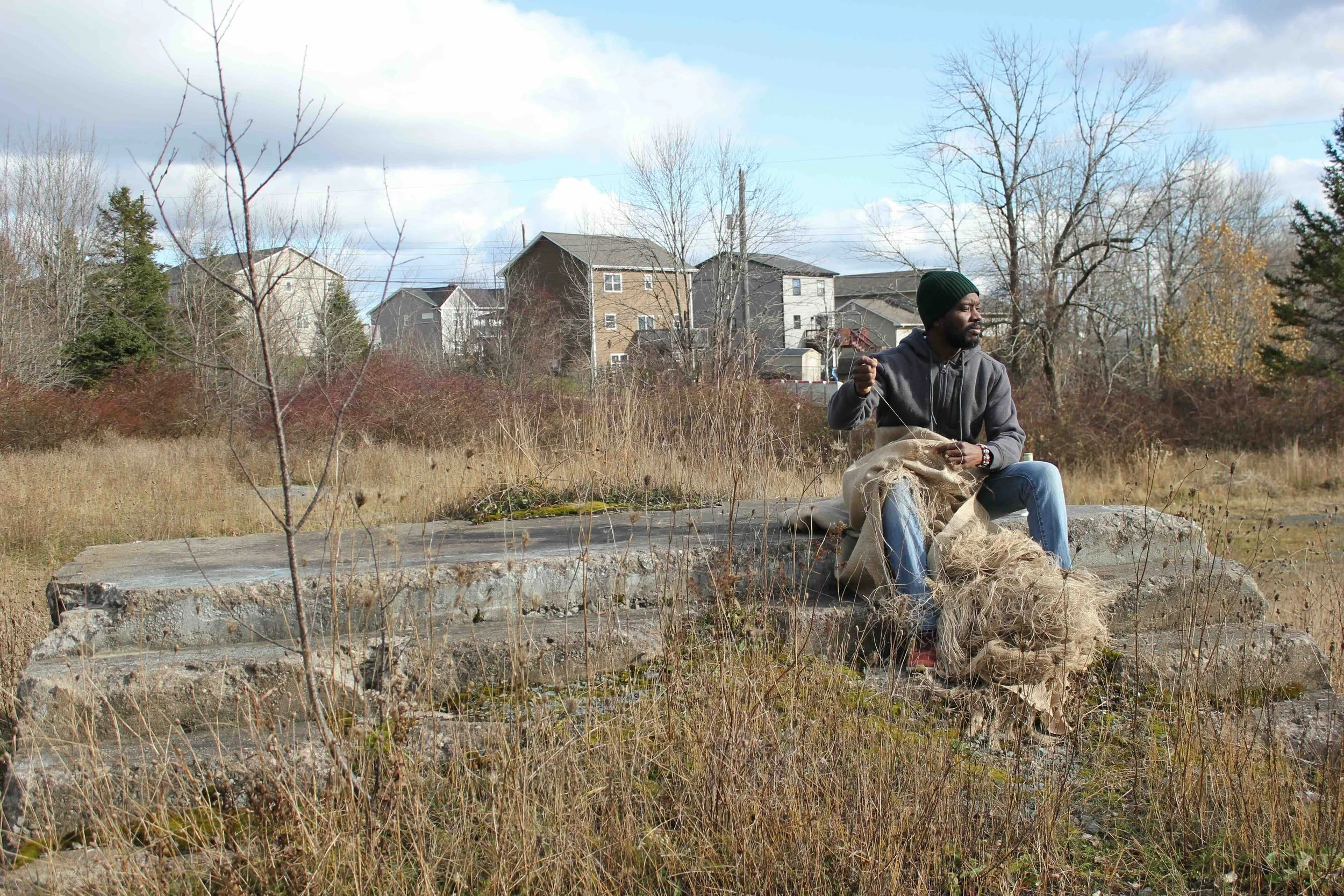 Tyshan Wright, Ceremony 3, Maroon Hill, Halifax Regional Municipality, 2023. Photo: Wright.