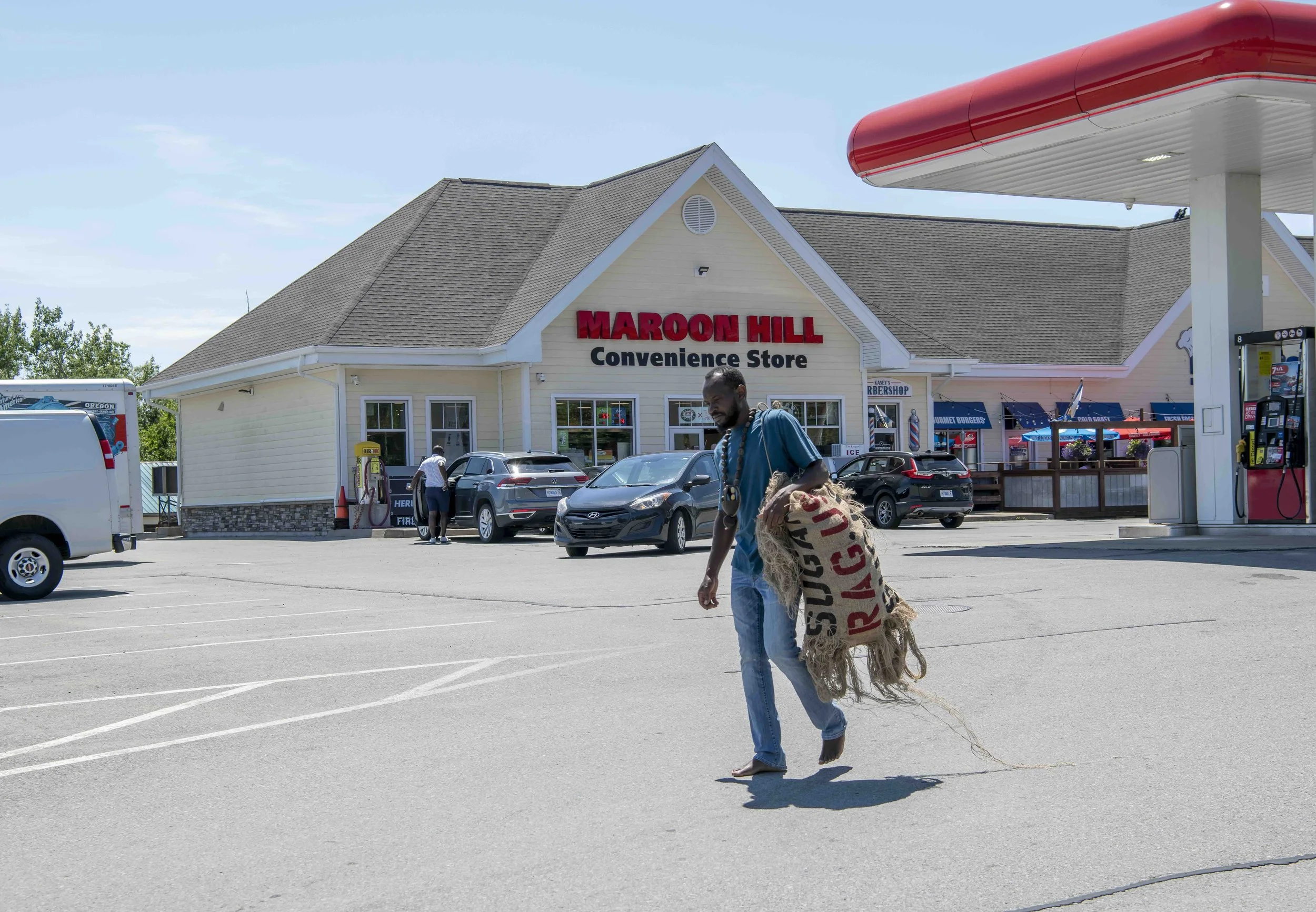 Tyshan Wright, Ceremony 10, Maroon Hill, Halifax Regional Municipality, June 2025. Photo: Steve Farmer.