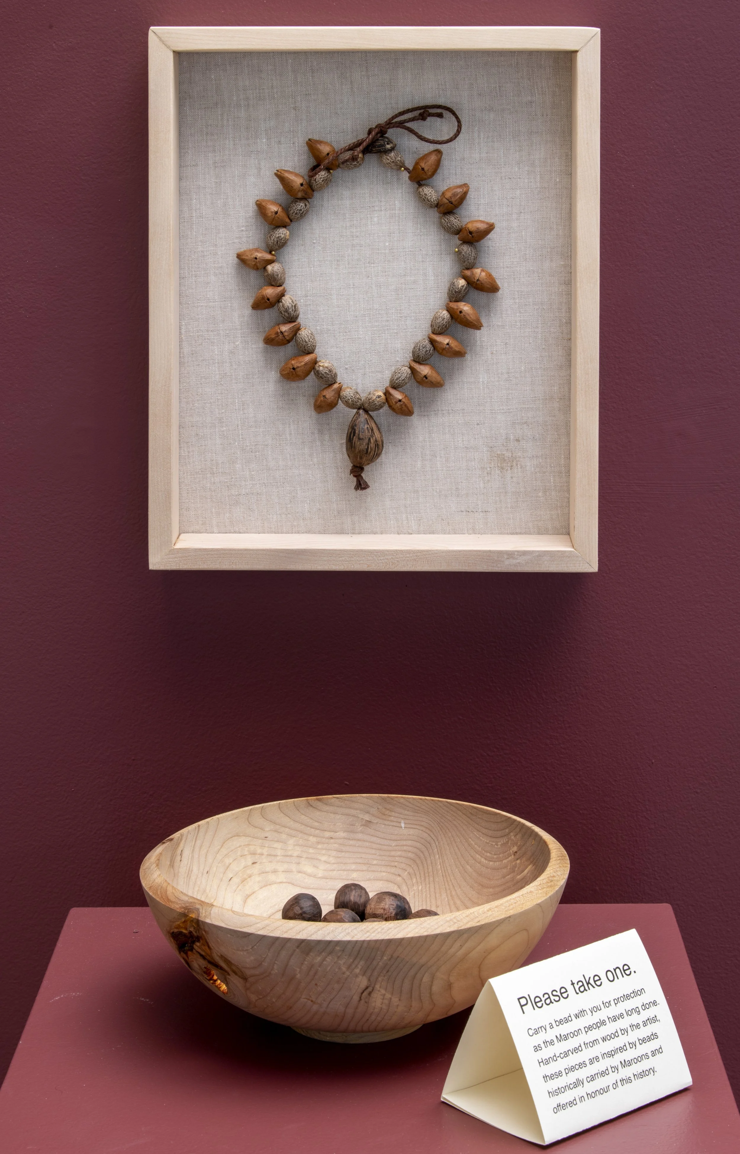 Tyshan Wright, Installation view, TABU, Mary E. Black Gallery, Craft Nova Scotia, Halifax, 5 March 2026 to 19 April 2026. Photo: Steve Farmer