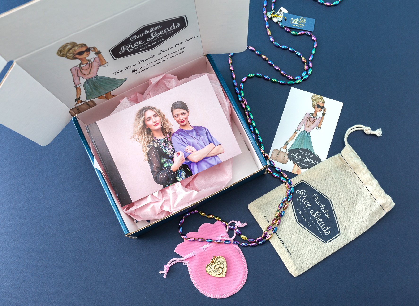 packaging for charleston rice beads