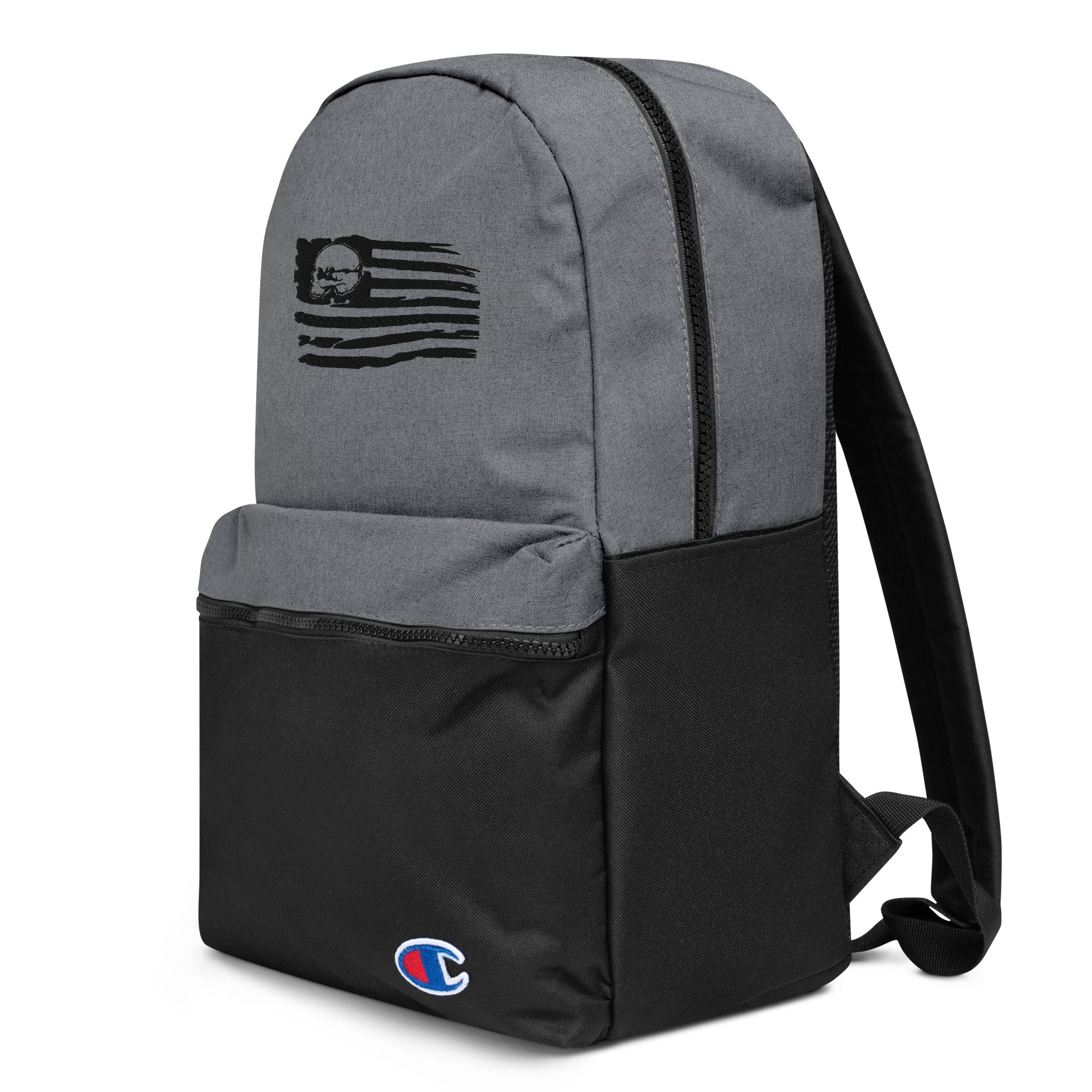 champion-backpack-heather-grey-black-left-front-64d6e3aea3f03.jpg