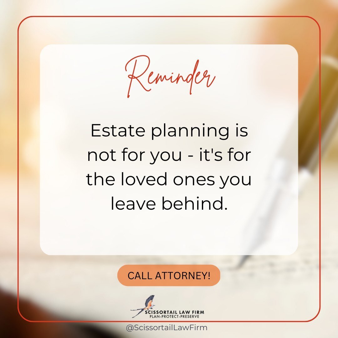 REMINDER: Estate planning is not for you - it's for the loved ones you leave behind.⁠
.⁠
* Click the link in bio to learn more about us and click &quot;Contact Us&quot; to schedule a consultation to discuss your case *⁠
.⁠
#estateplanning #brokenarro