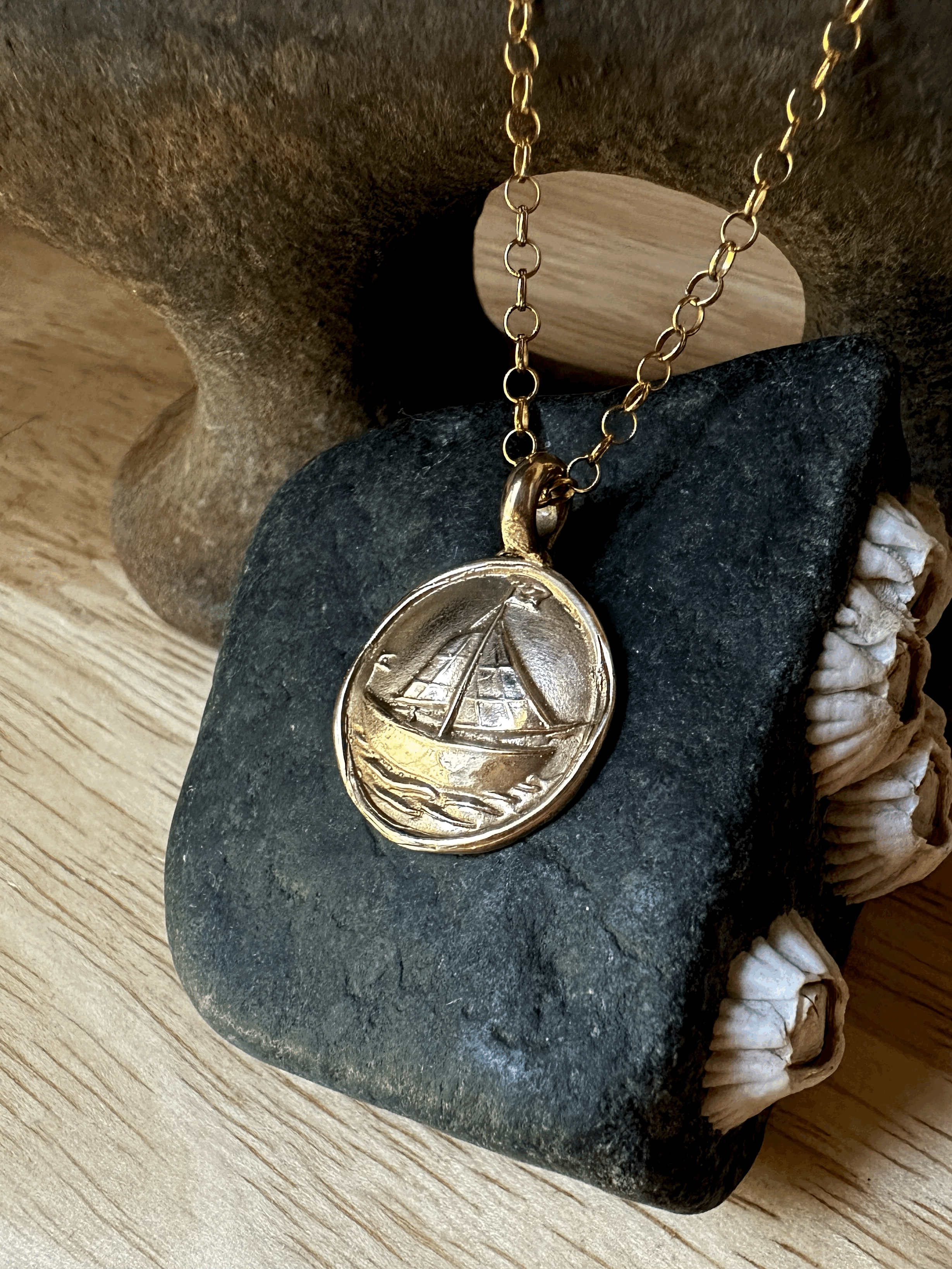 Old Ship Necklace