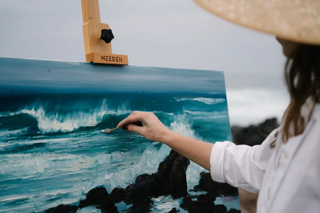 Plein Air Painting: Filming an Artist at Ho‘okipa Beach | Maui Videographer