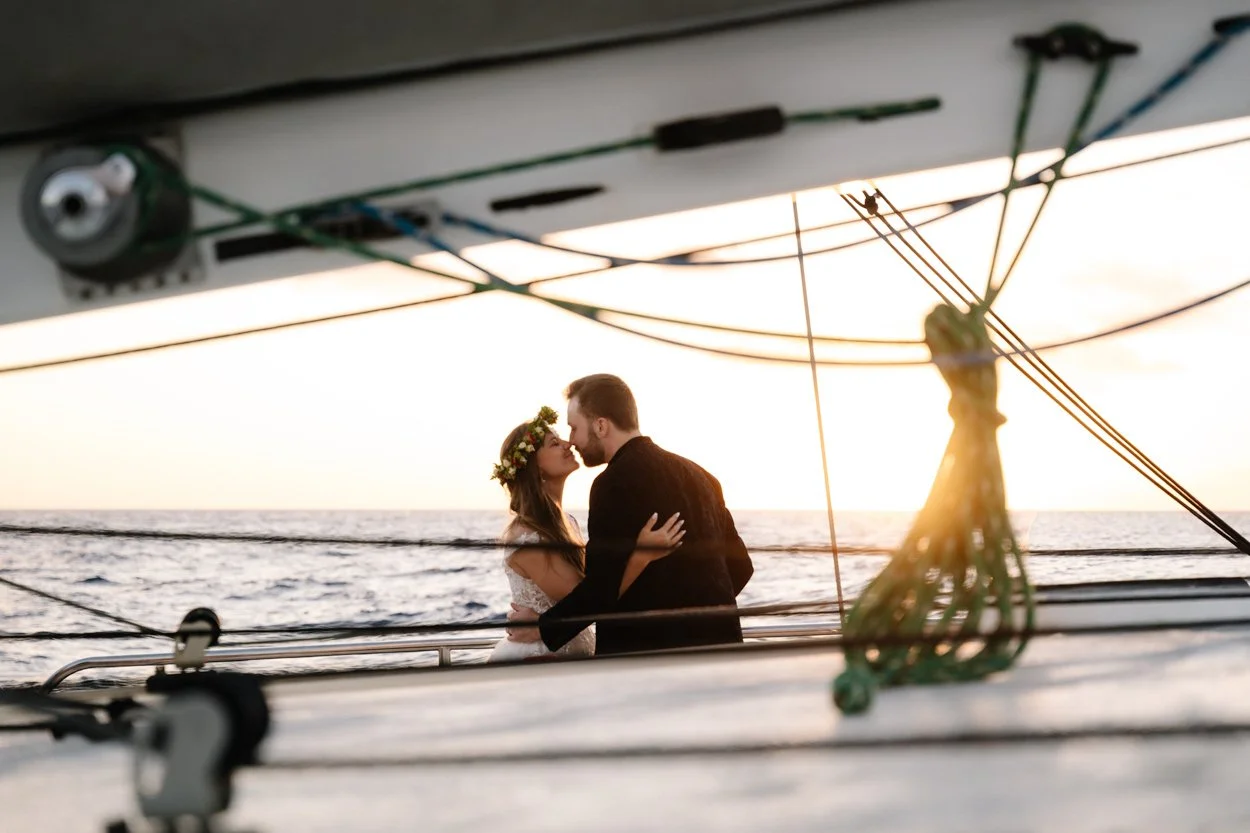 Maui Sail Boat Wedding | Maui Wedding Photographer &amp; Videographer
