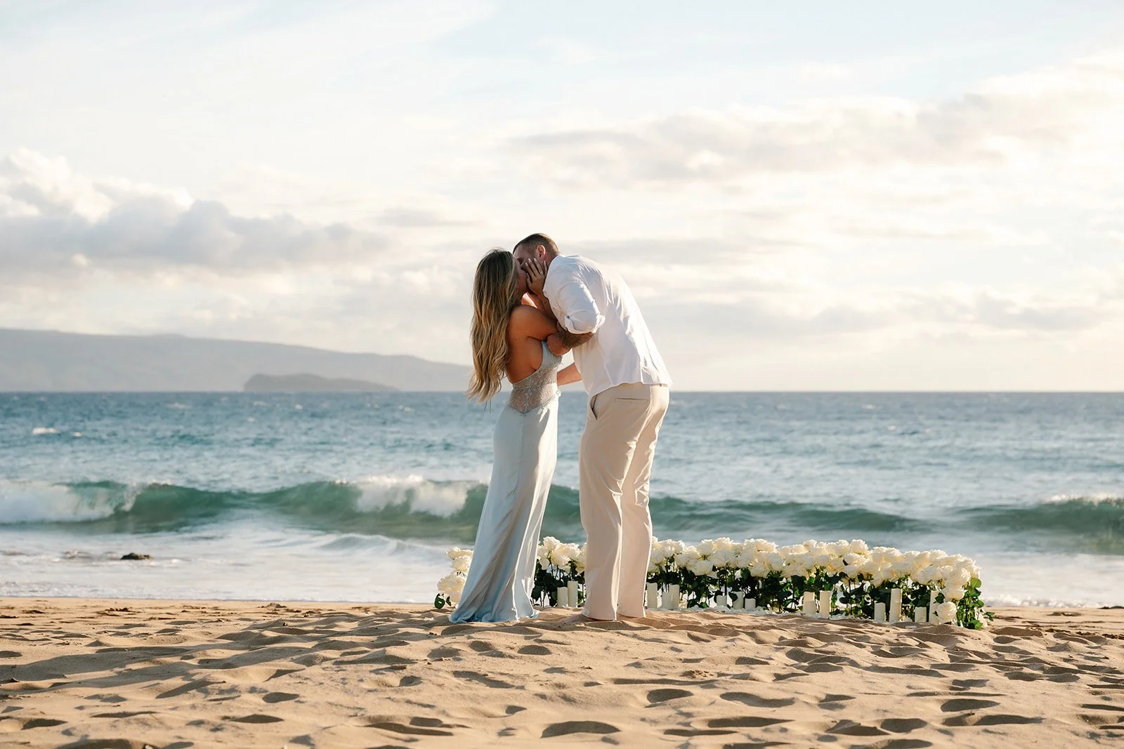 Romantic Surprise Proposal at Po'olenalena Beach | Maui Engagement Photographer