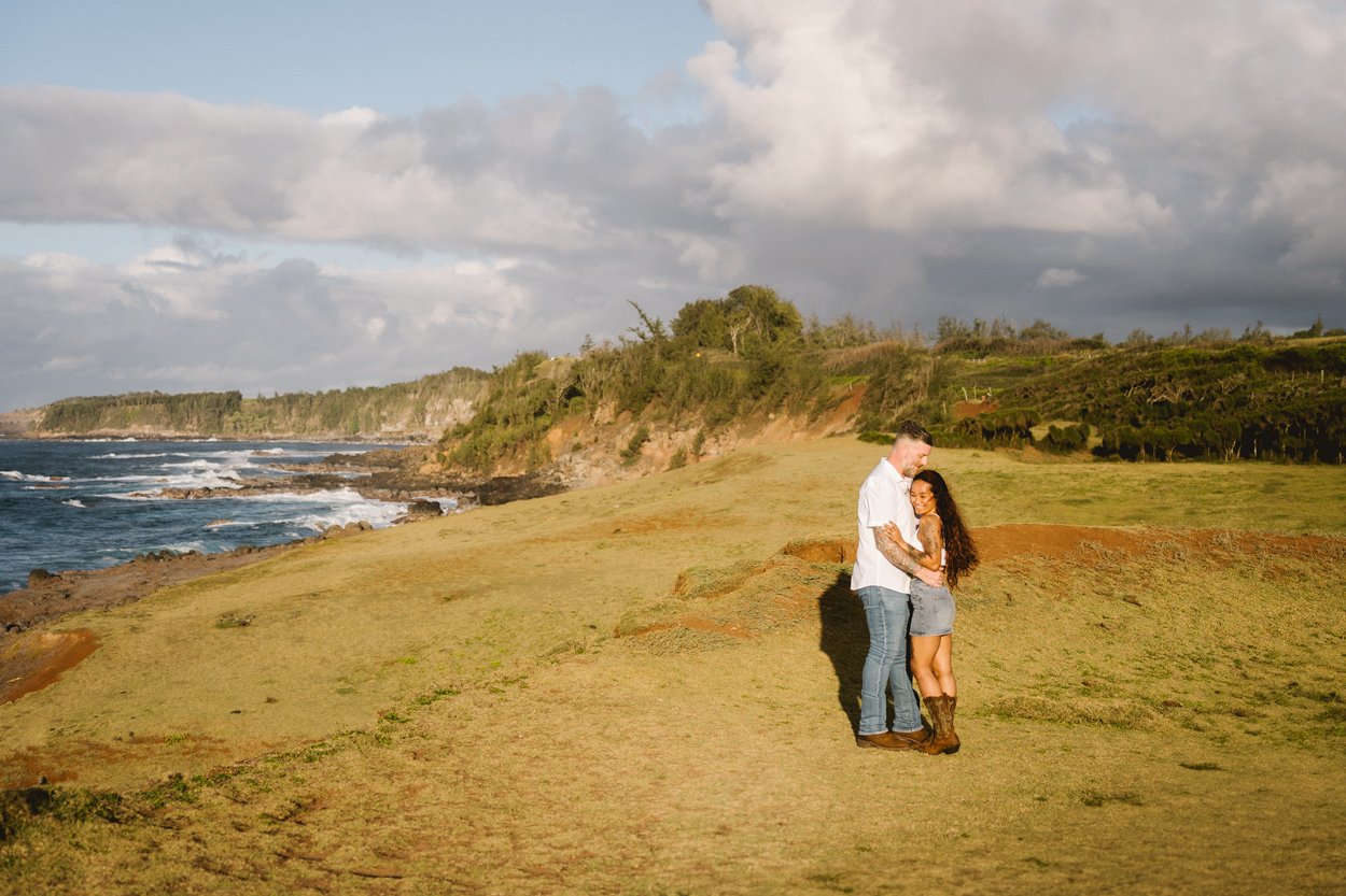 Candid couples photographer on Maui, Hawaii
