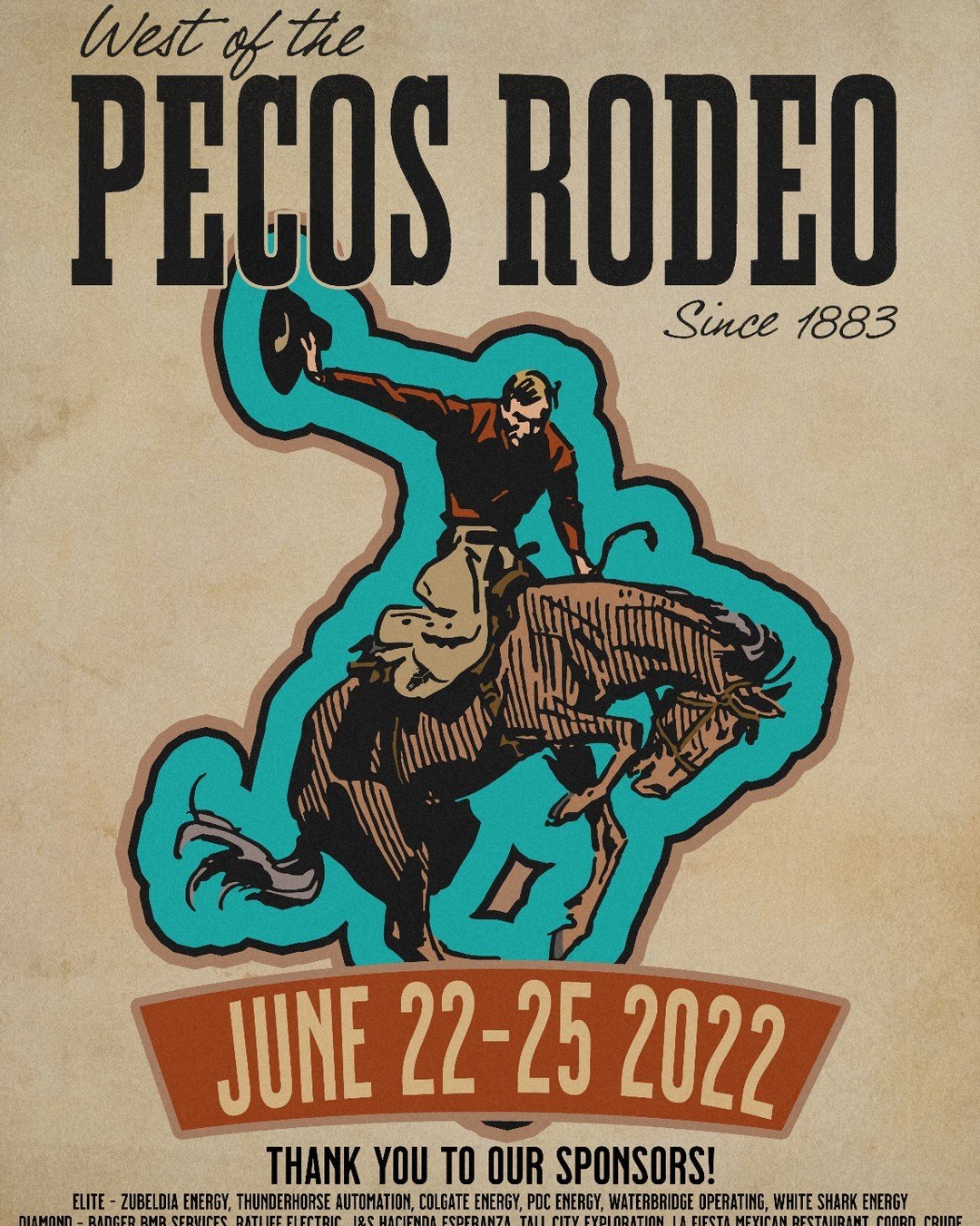 🌵 We're back in the saddle with West of The Pecos Rodeo, bringing our A-game in website designs, social media sparkle, and creative magic! ✨ Feast your eyes on the 2022 poster we whipped up &ndash; ain't it a stunner? Let us know your thoughts! 🎨 #