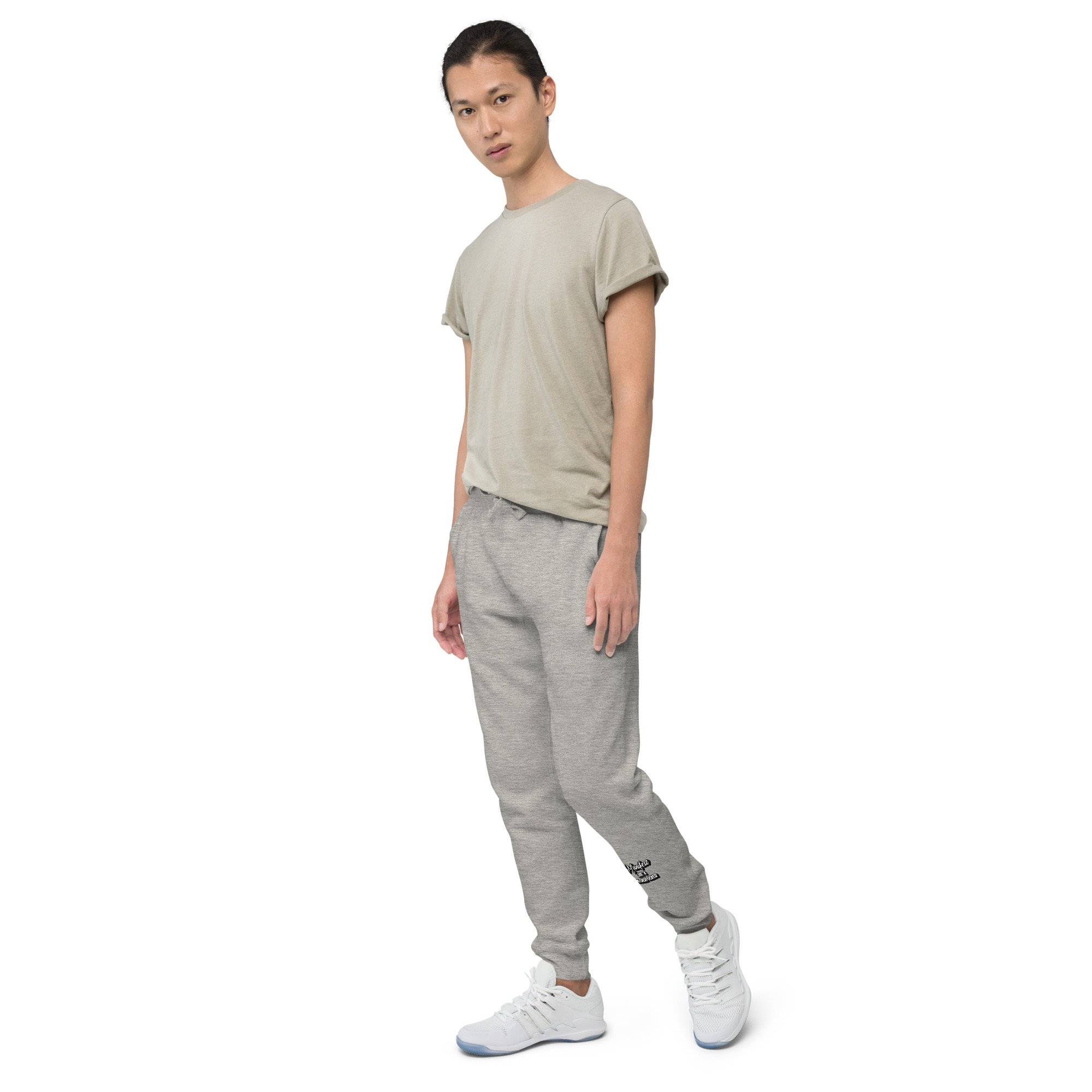 unisex-fleece-sweatpants-carbon-grey-left-front-63681b99e9e6f.jpg