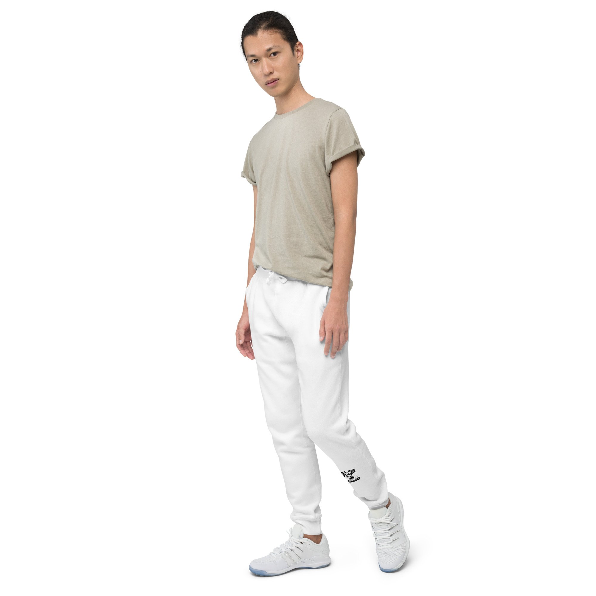 unisex-fleece-sweatpants-white-left-front-63684e13276e6.jpg