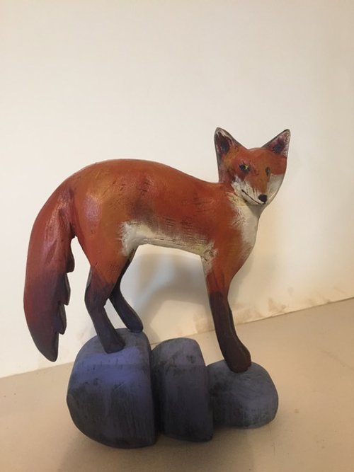 Fox on Rocks