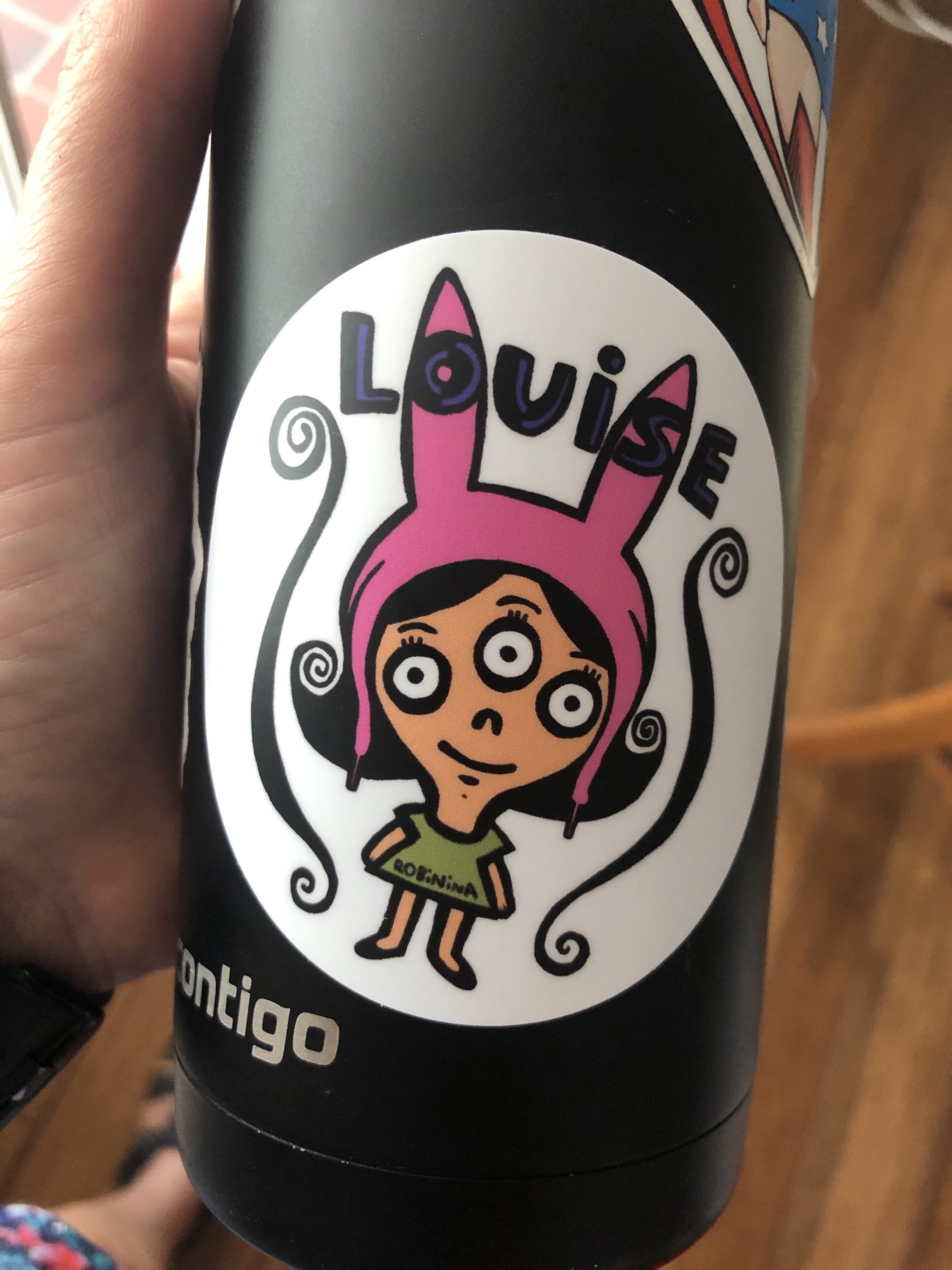 Louise Belcher from Bob's Burgers Vinyl Sticker With Third Eye - Robinina