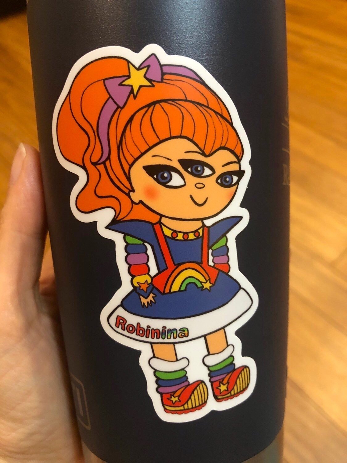 Rainbow Brite vinyl sticker - Robinina