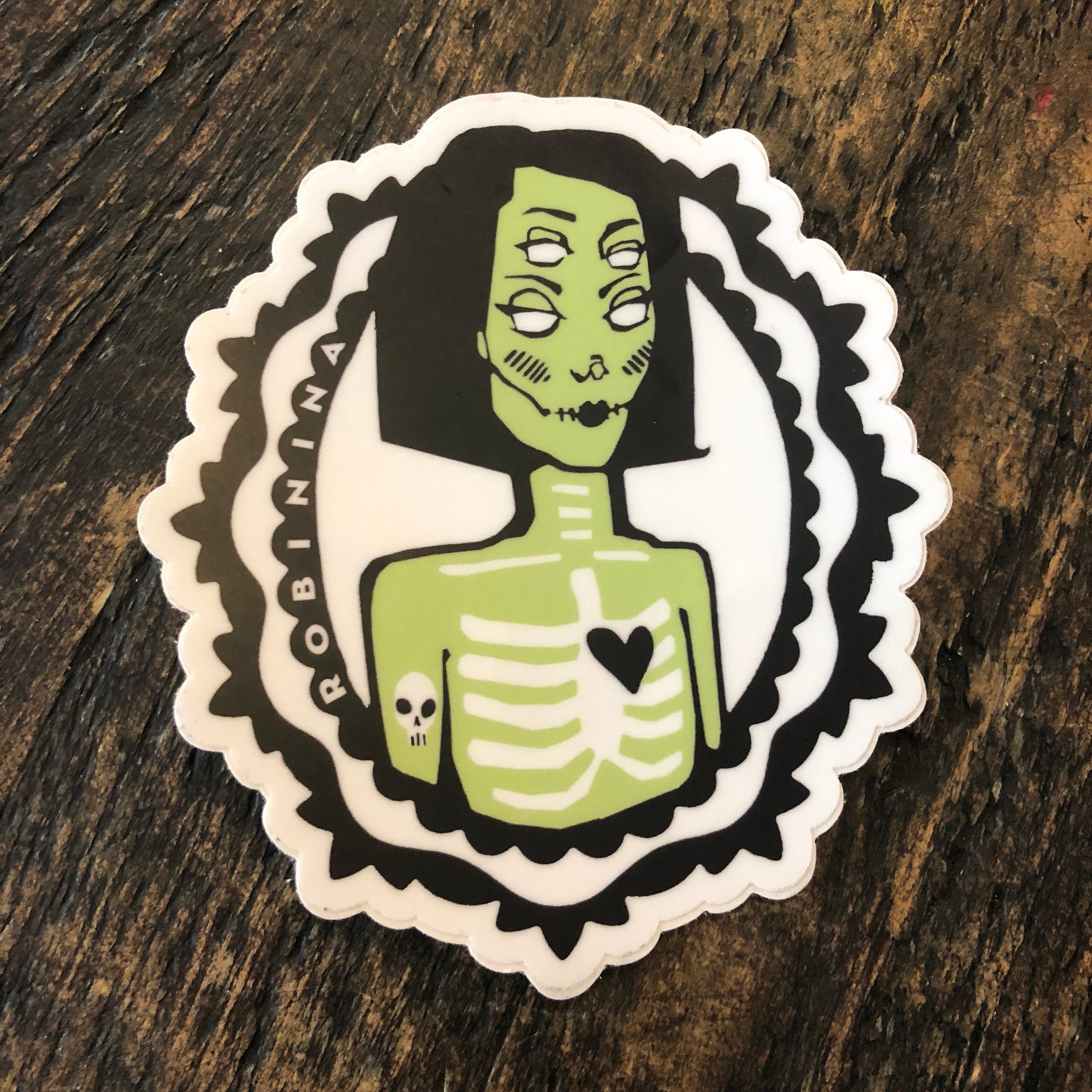 Delores Zombie sticker - Robinina