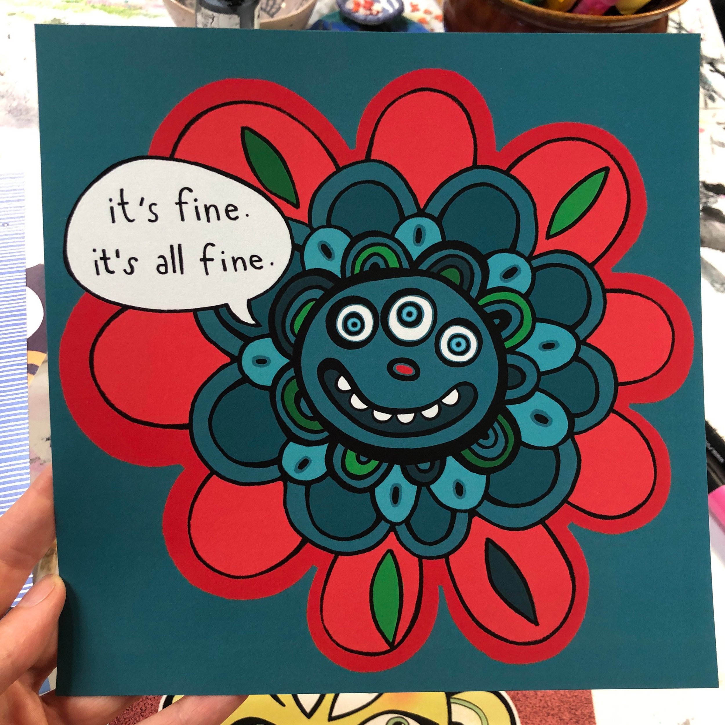 It’s fine. It’s all fine. - Robinina