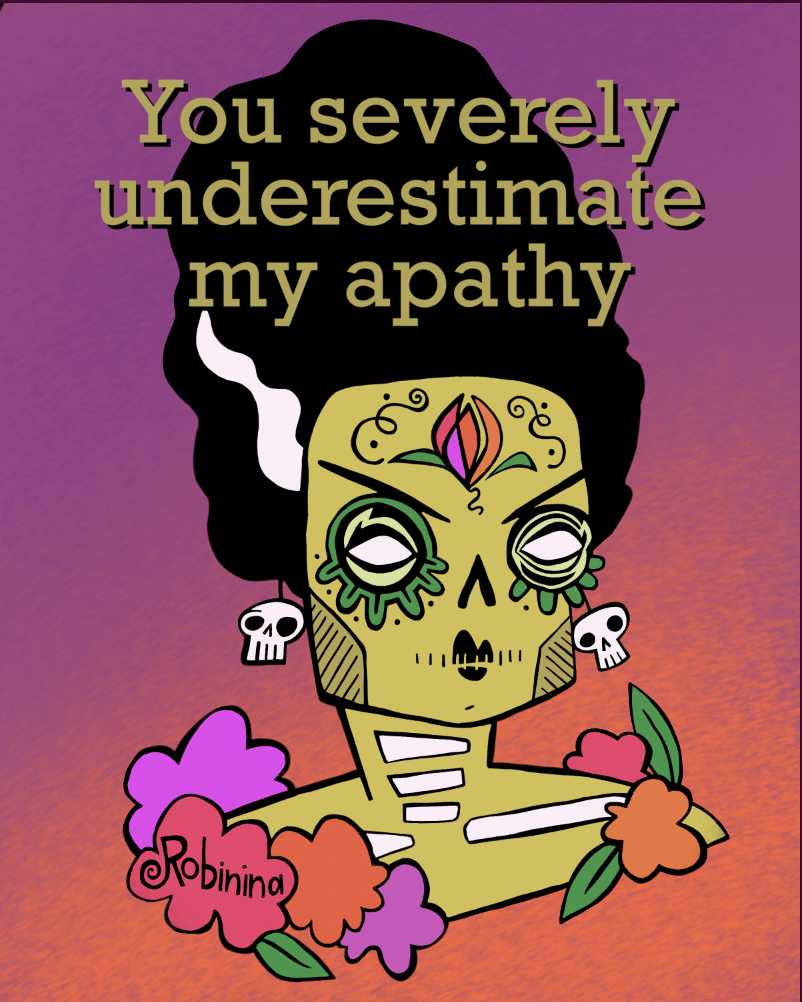 Apathetic Bride of Frankenstein - Robinina