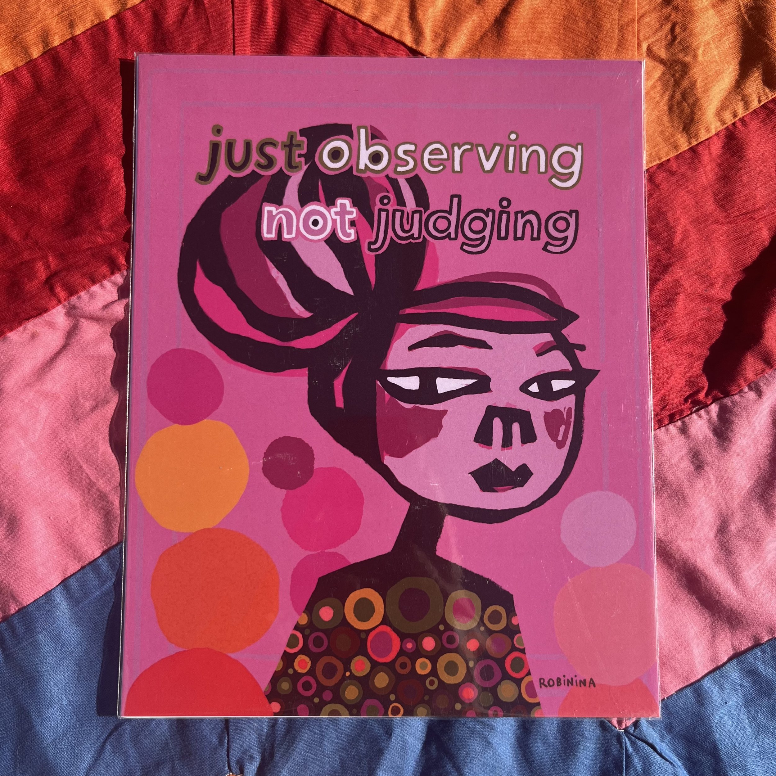 Just Observing, Not Judging - Robinina
