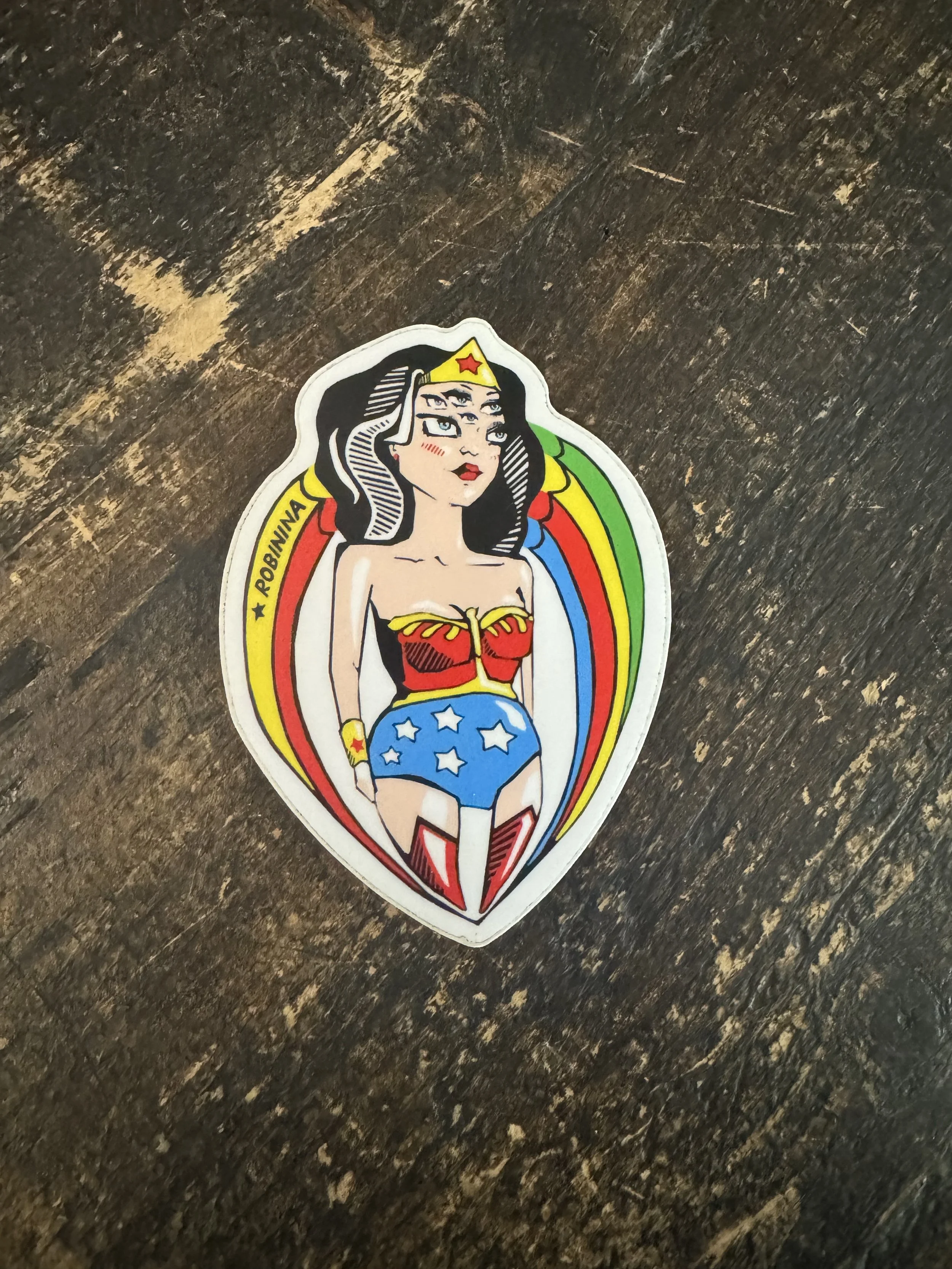 Wonder Woman Large Vinyl Sticker