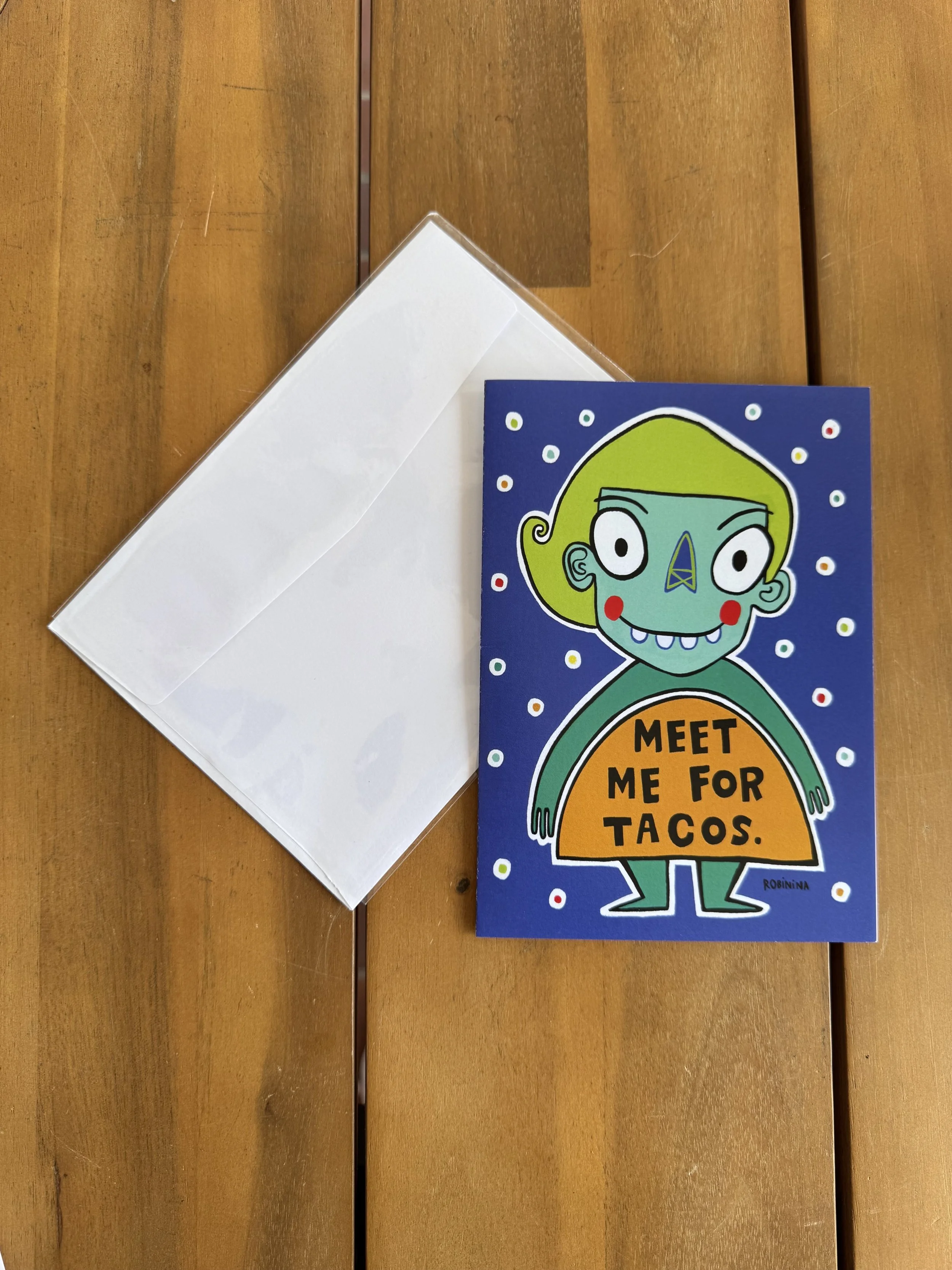 Greeting Card | Meet Me For Tacos