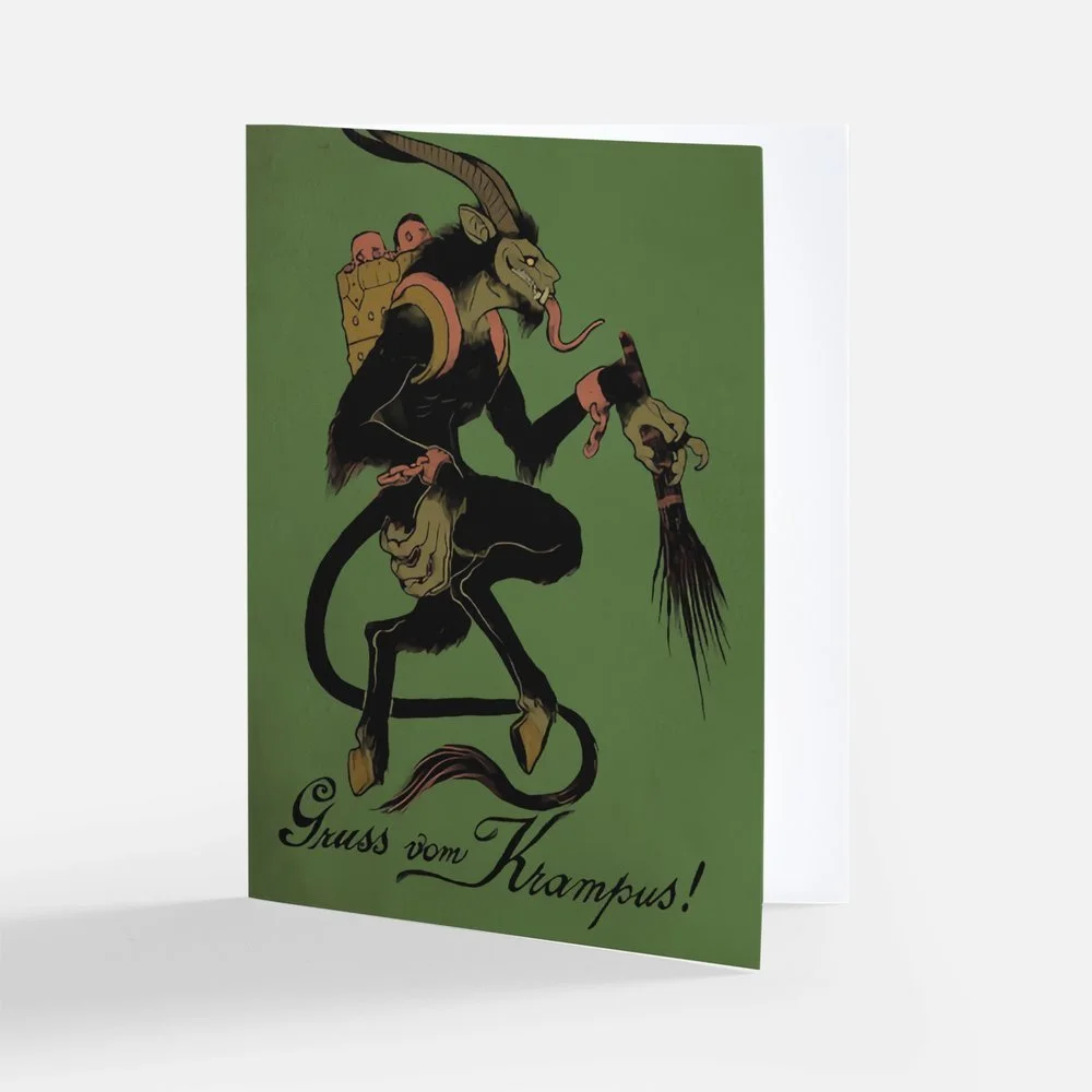 Krampus  Creepmas Card- Pack of 3