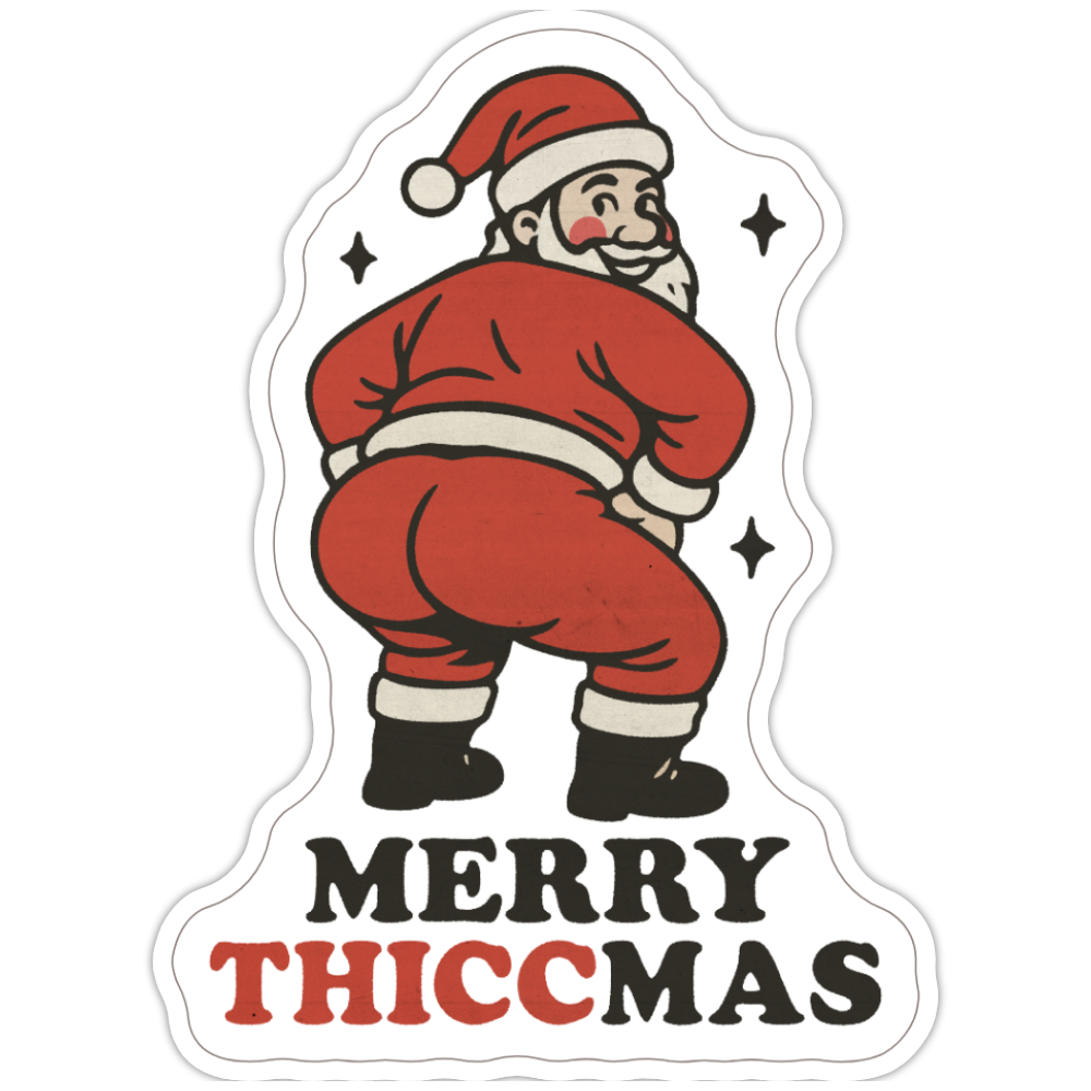 Merry Thiccmas Sticker