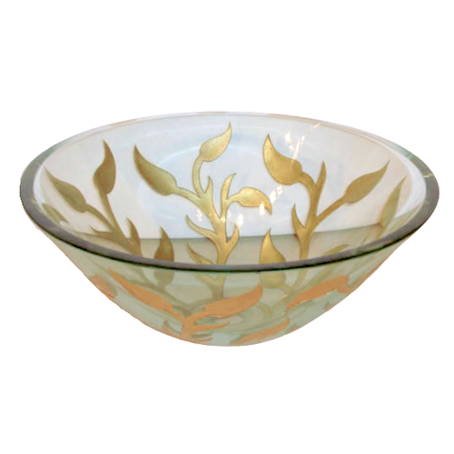 Etched Leaves Washbasin