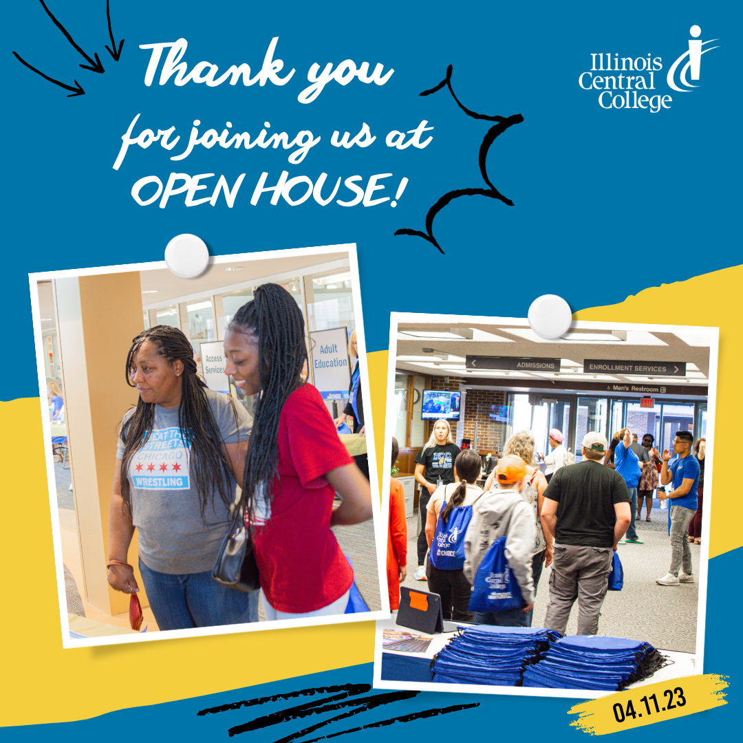 Social Media Post
[Illinois Central College]

Link in Bio/Post Copy to Event Calendar along with several additional images from the event