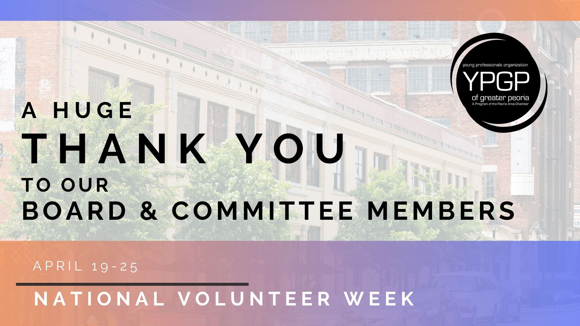 Social Media Post & E-Newsletter Graphic
[Young Professionals of Greater Peoria]
