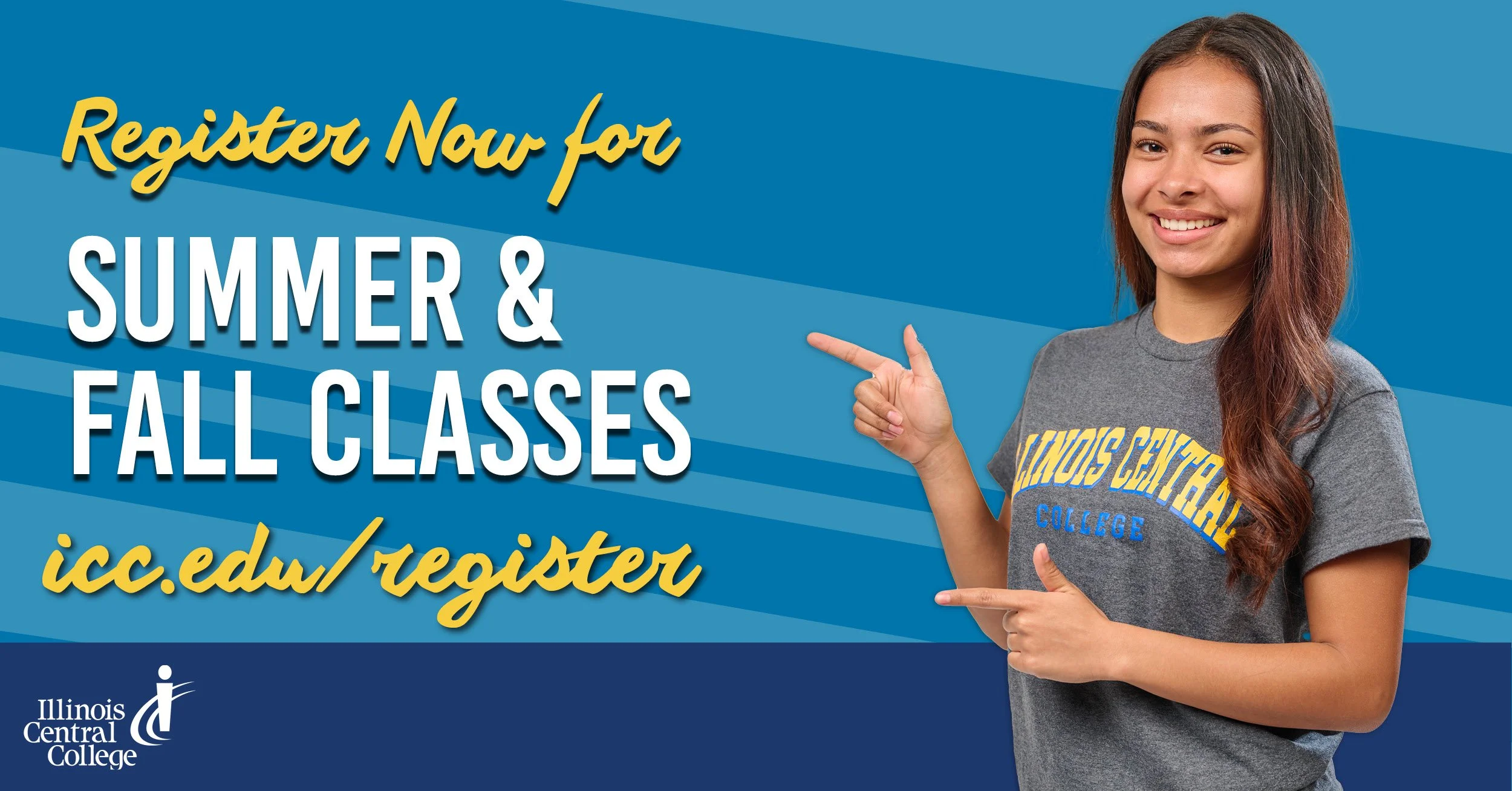 Social Media Cover Art & Post
[Illinois Central College]

Link in Bio/Post Copy to Registration/Application Webpage