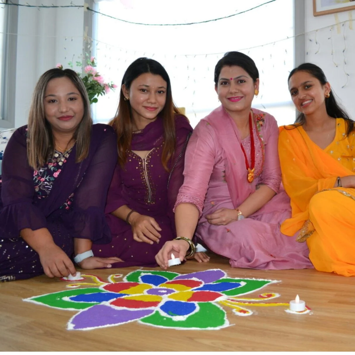 A celebration of DIVERSITY - Residents &amp; Staff join in Nepalese Festival of Light ✨