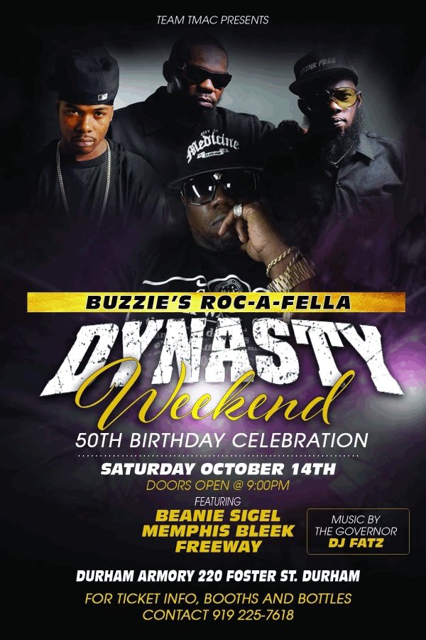 ROC - A - FELLA DYNASTY WEEKEND